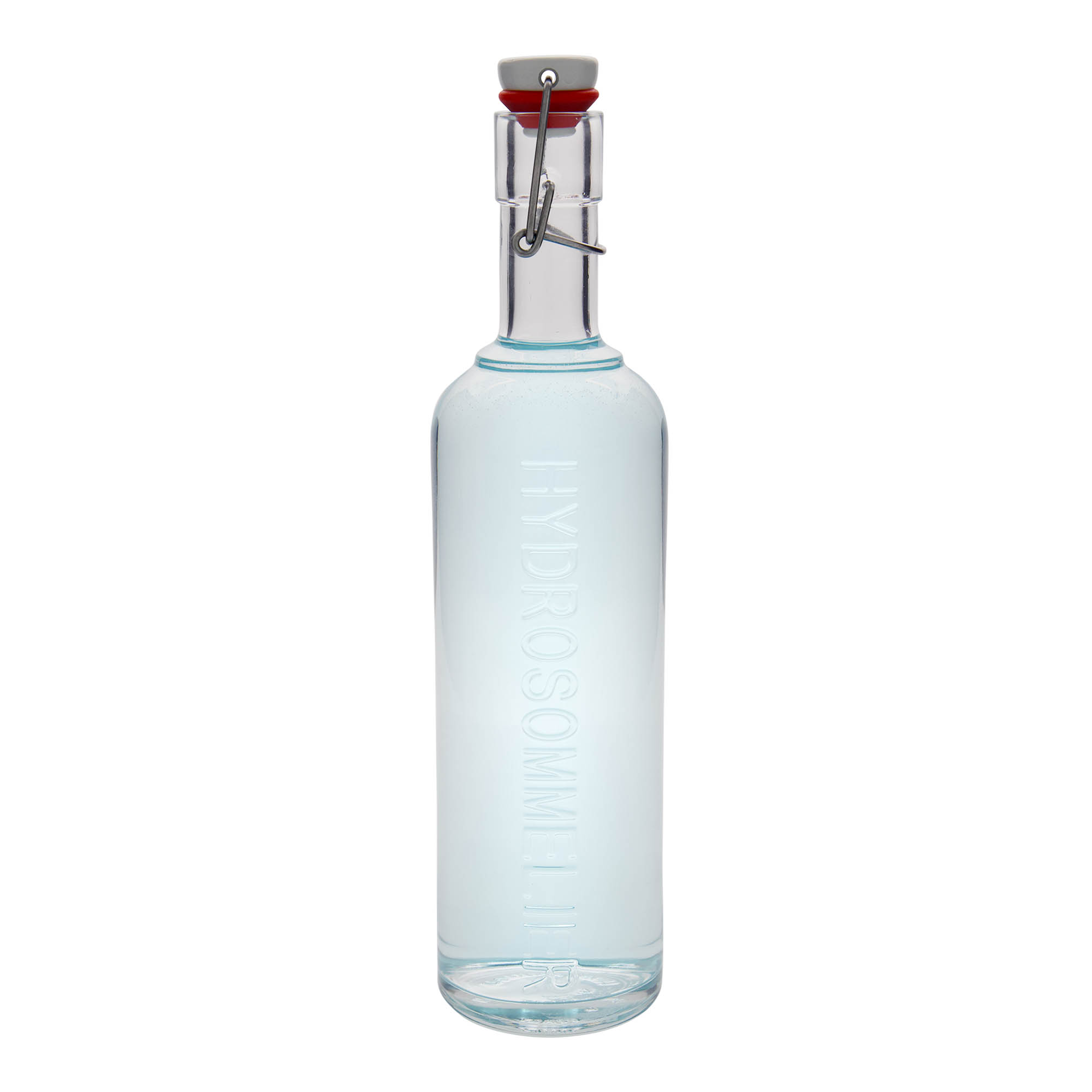 1.000 ml staklena boca 'Optima Hydrosommelier', grlo: zatvarač s kopčom 1.000 ml staklena boca 'Optima Hydrosommelier', grlo: zatvarač s kopčom