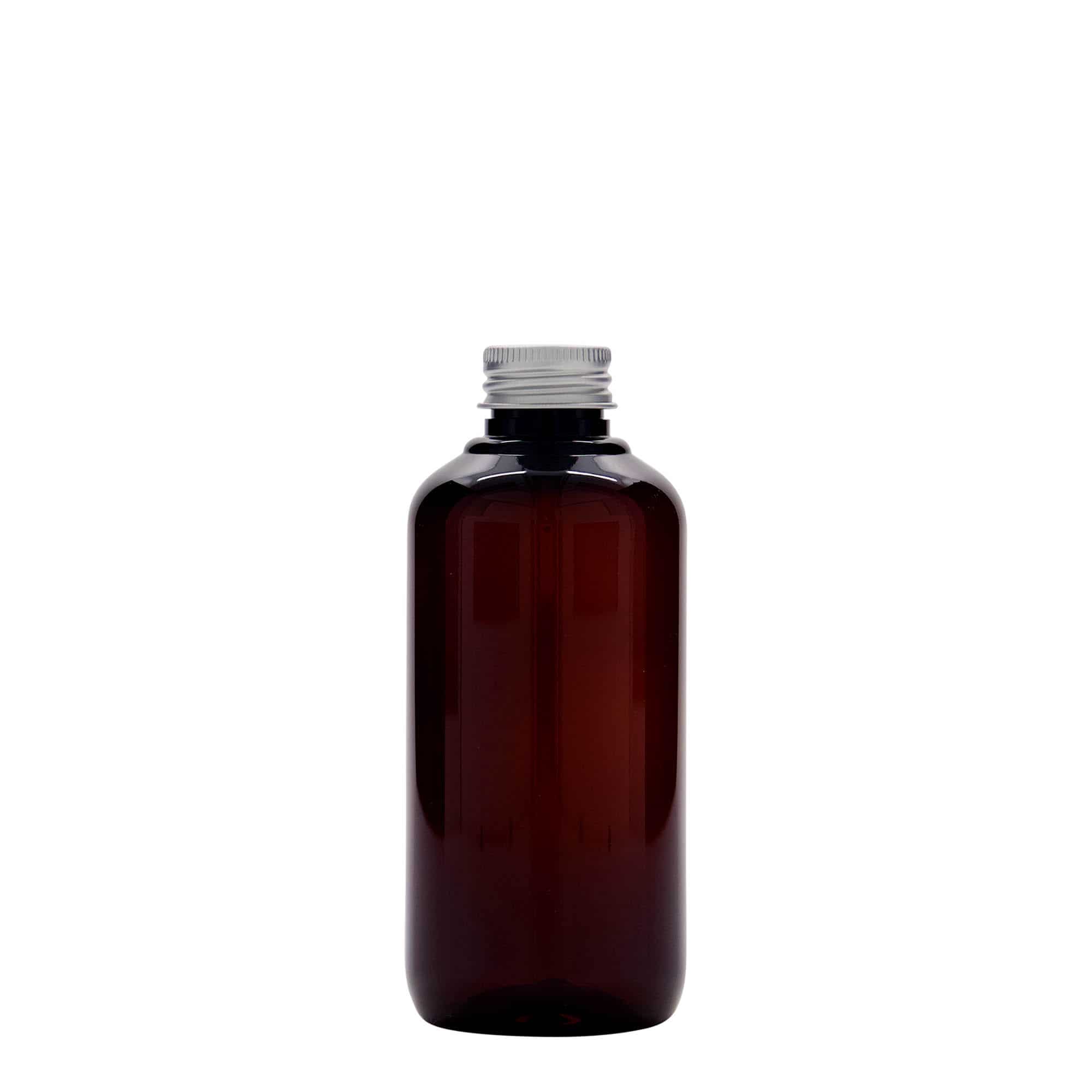 Reciklirajuća plastična flaša 200 ml 'Victor's Best', PCR, smeđa, otvor: GPI 24/410