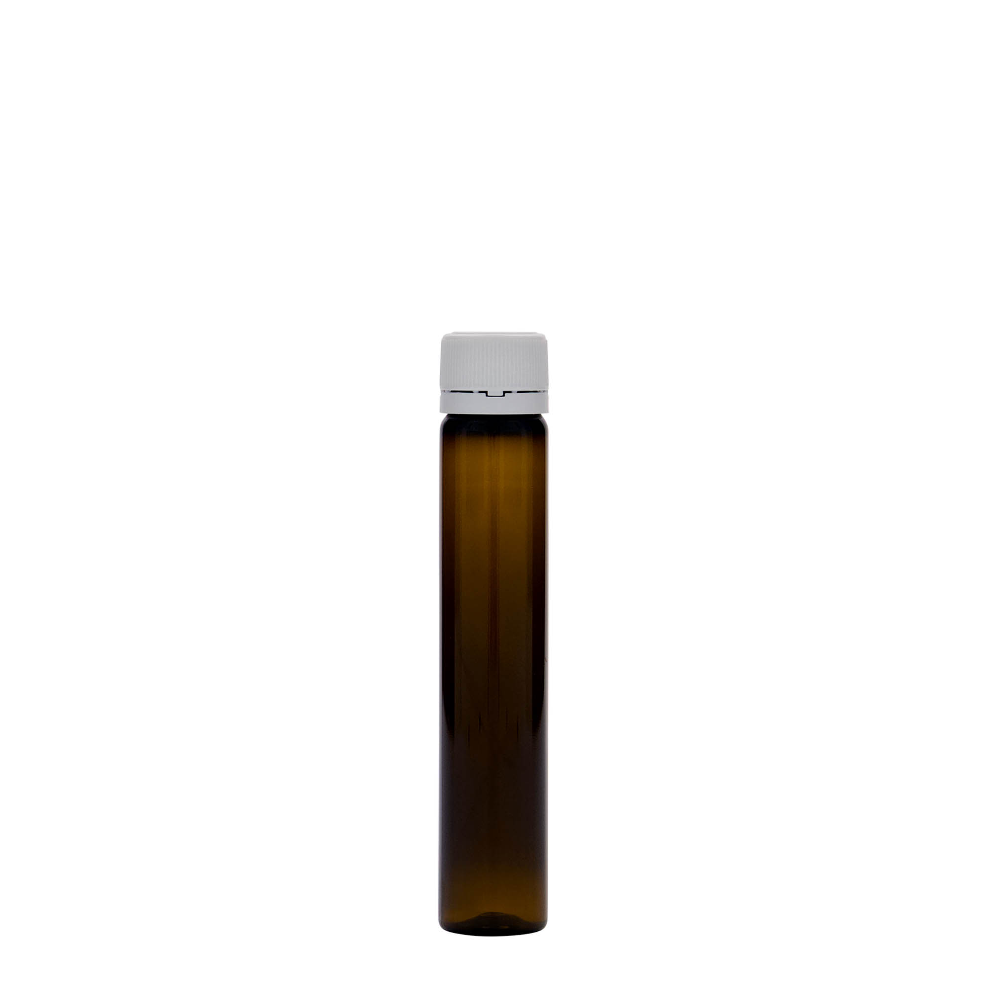 25 ml PET-cijev, plastika, smeđa, otvor: navojni zatvarač 25 ml PET-cijev, plastika, smeđa, otvor: navojni zatvarač