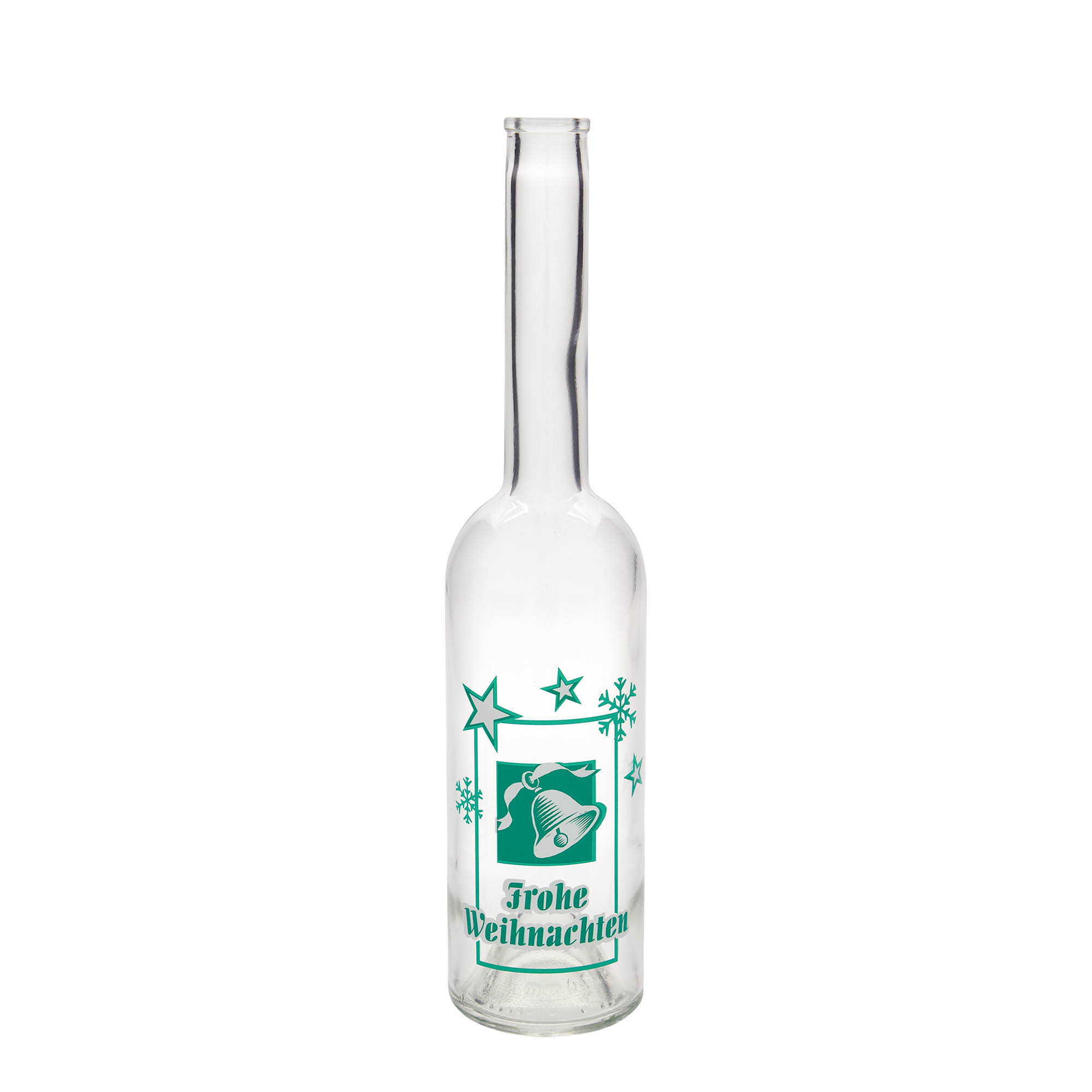 500 ml staklena boca 'Opera', motiv: Sretan Božić, grlo: pluta 500 ml staklena boca 'Opera', motiv: Sretan Božić, grlo: pluta