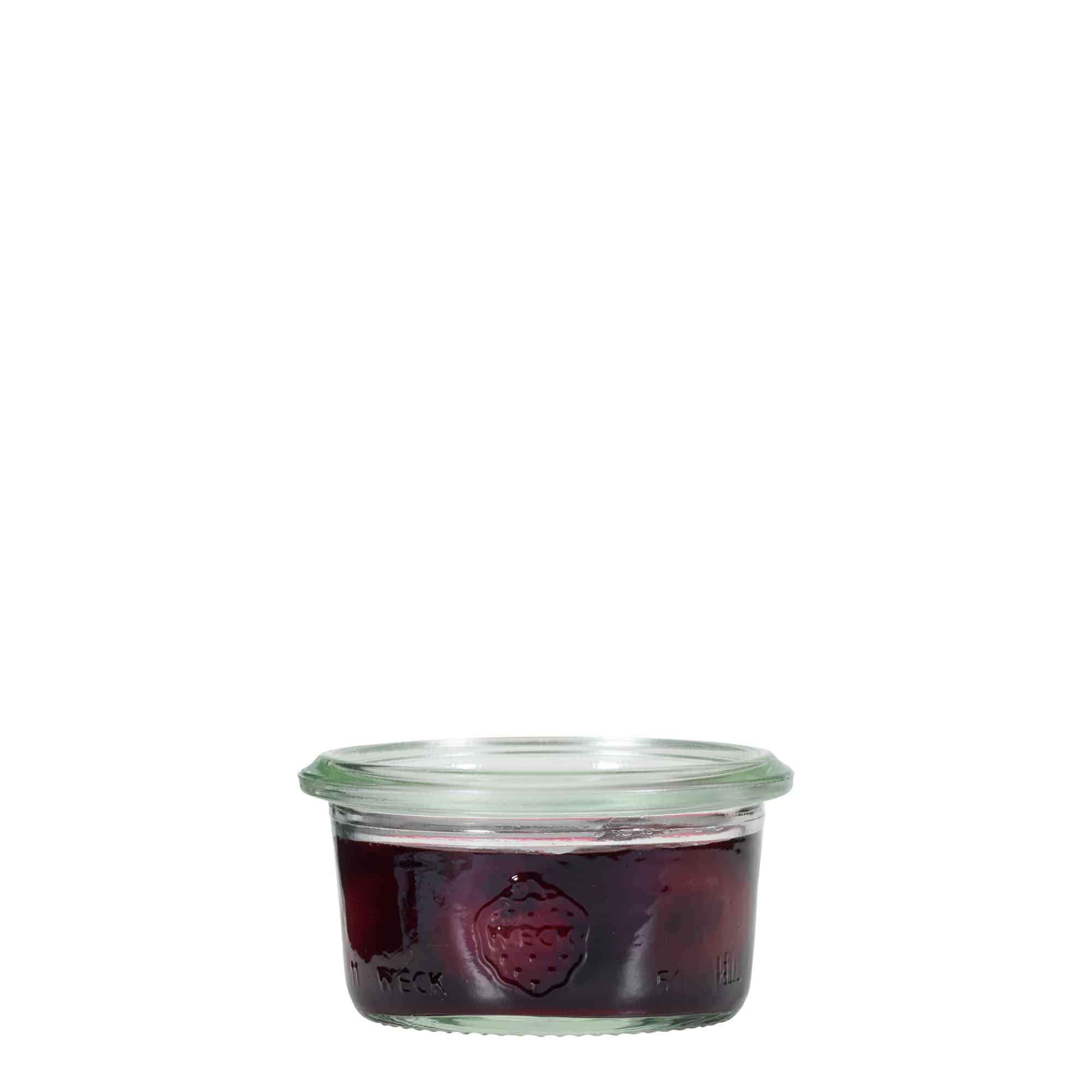WECK staklenka sa poklopcem 50 ml, otvor: Okrugli rub