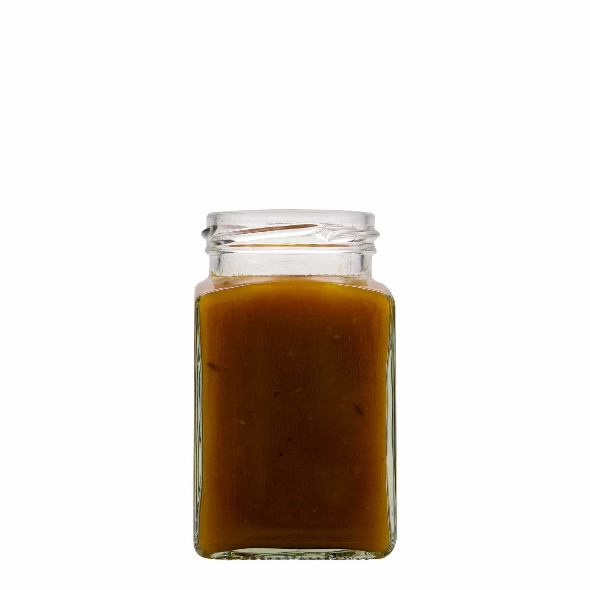Četverougla staklenka 260 ml, otvor: Twist-Off (TO 58)