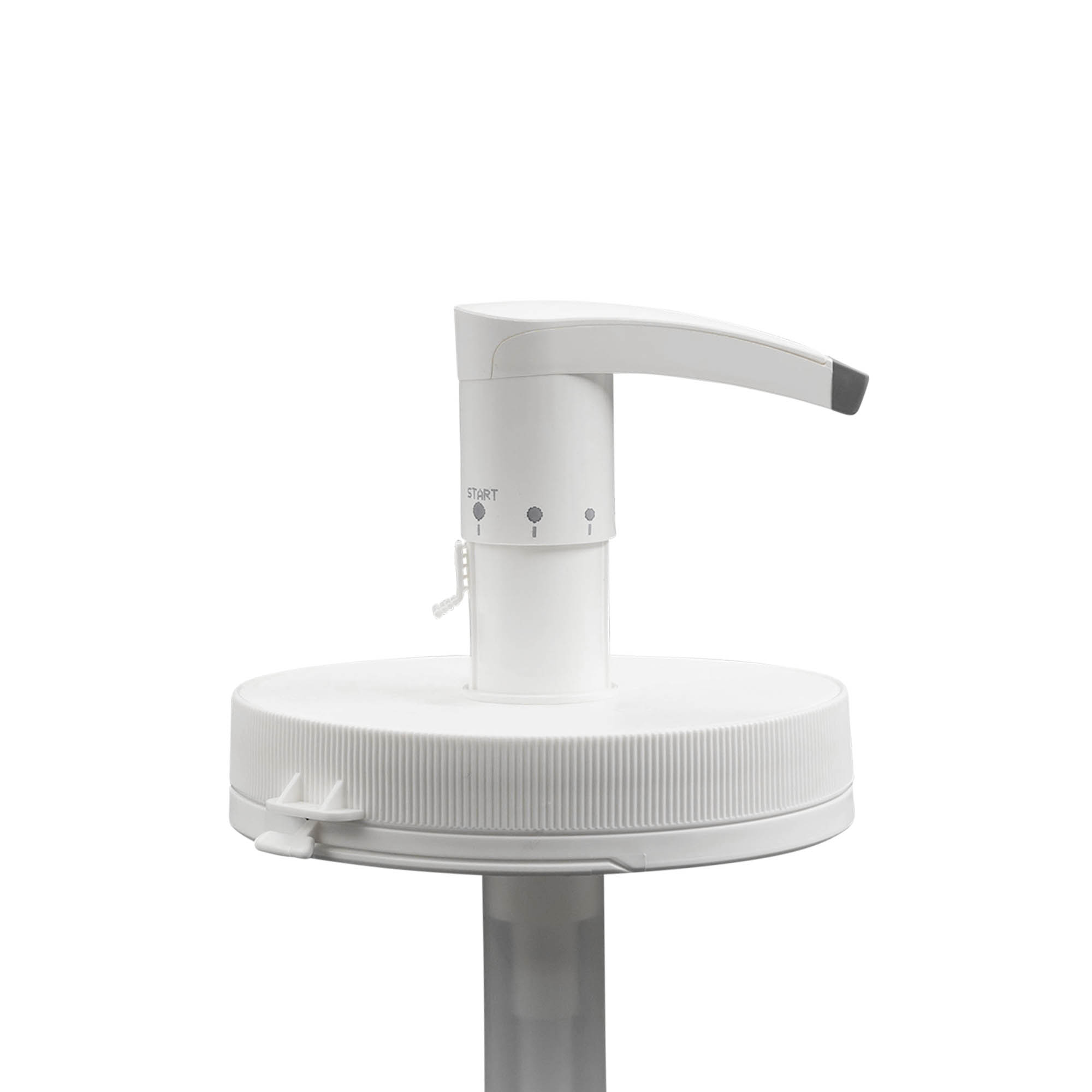 Dozirna pumpa za 1.240 ml 'Securibox', PE-plastika, bijela, za grlo: navojni zatvarač