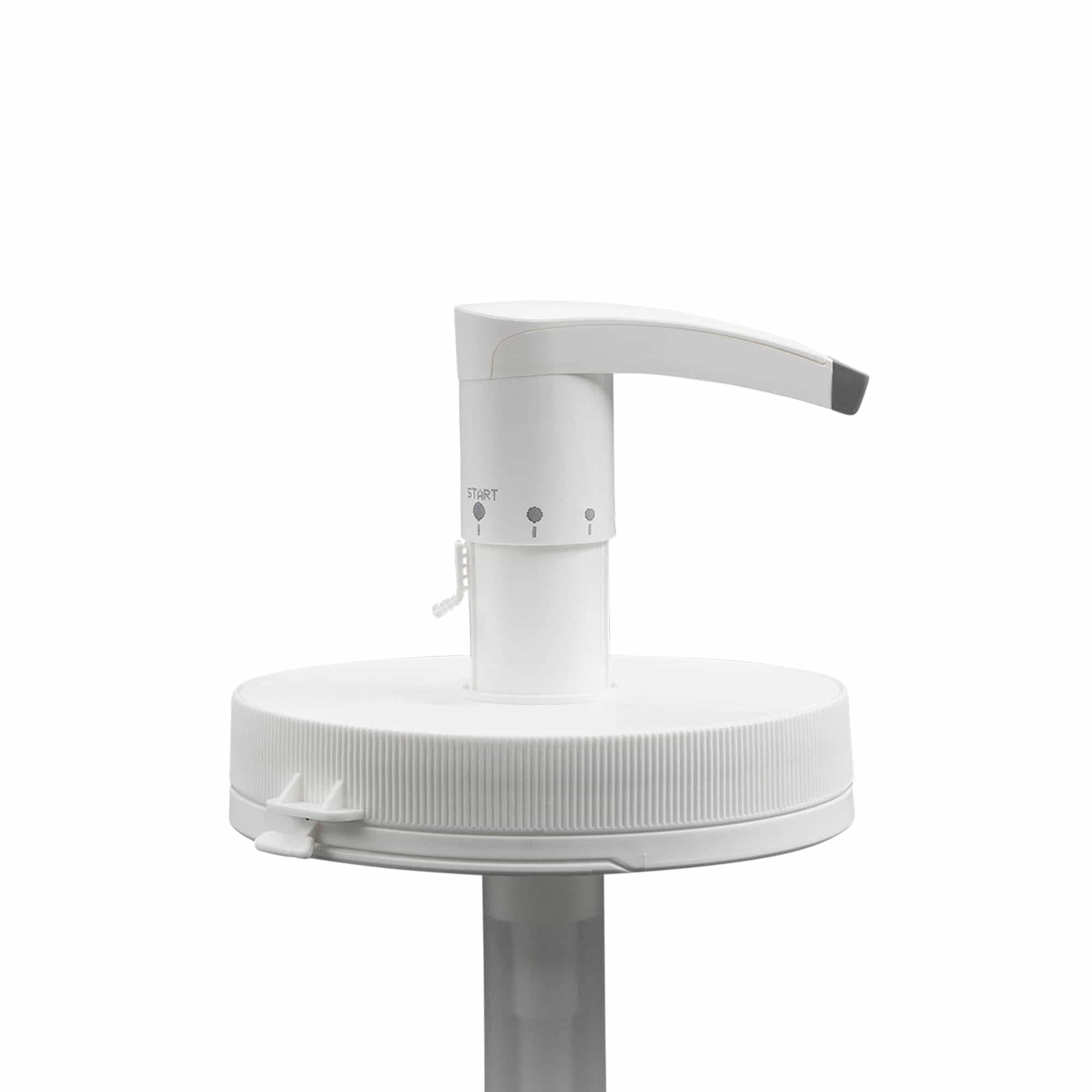 Dozirna pumpa za 1.240 ml 'Securibox', PE-plastika, bijela, za grlo: navojni zatvarač