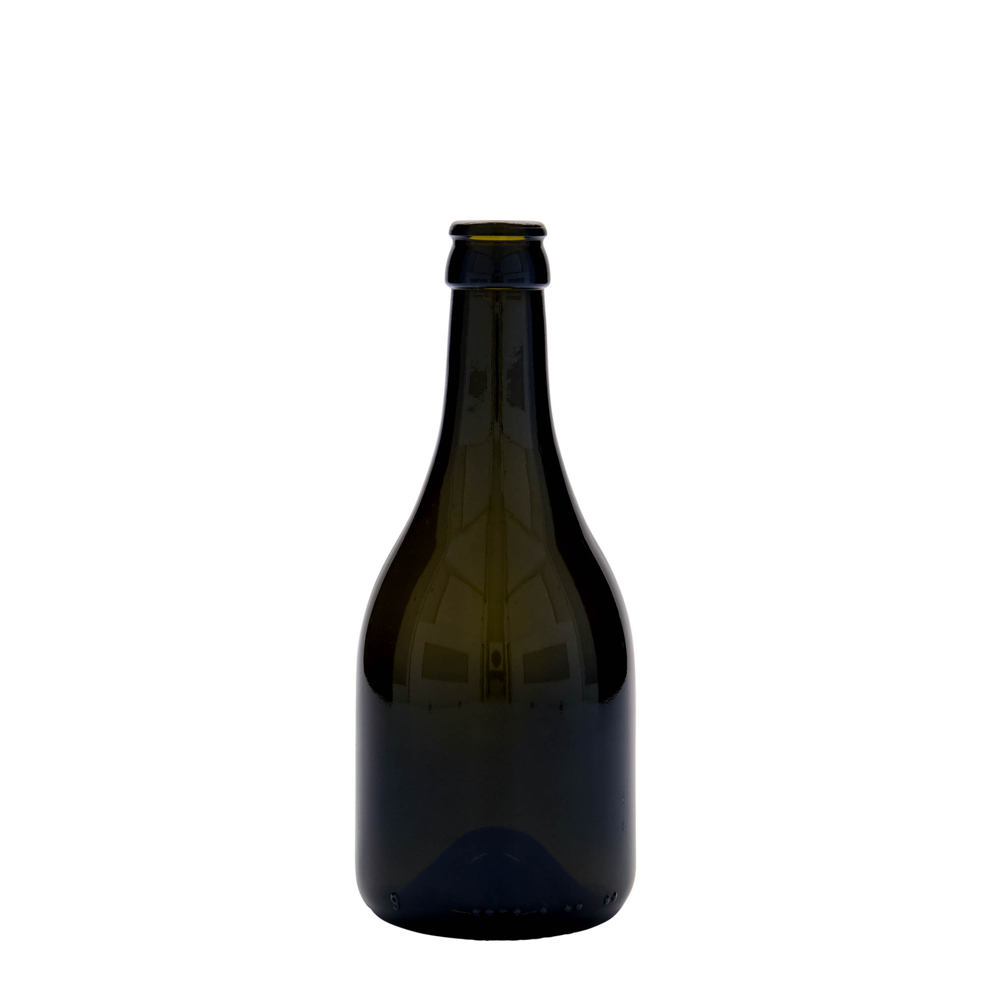 330 ml boca piva 'Horta', staklo, antikno zeleno, otvor: krunski čep