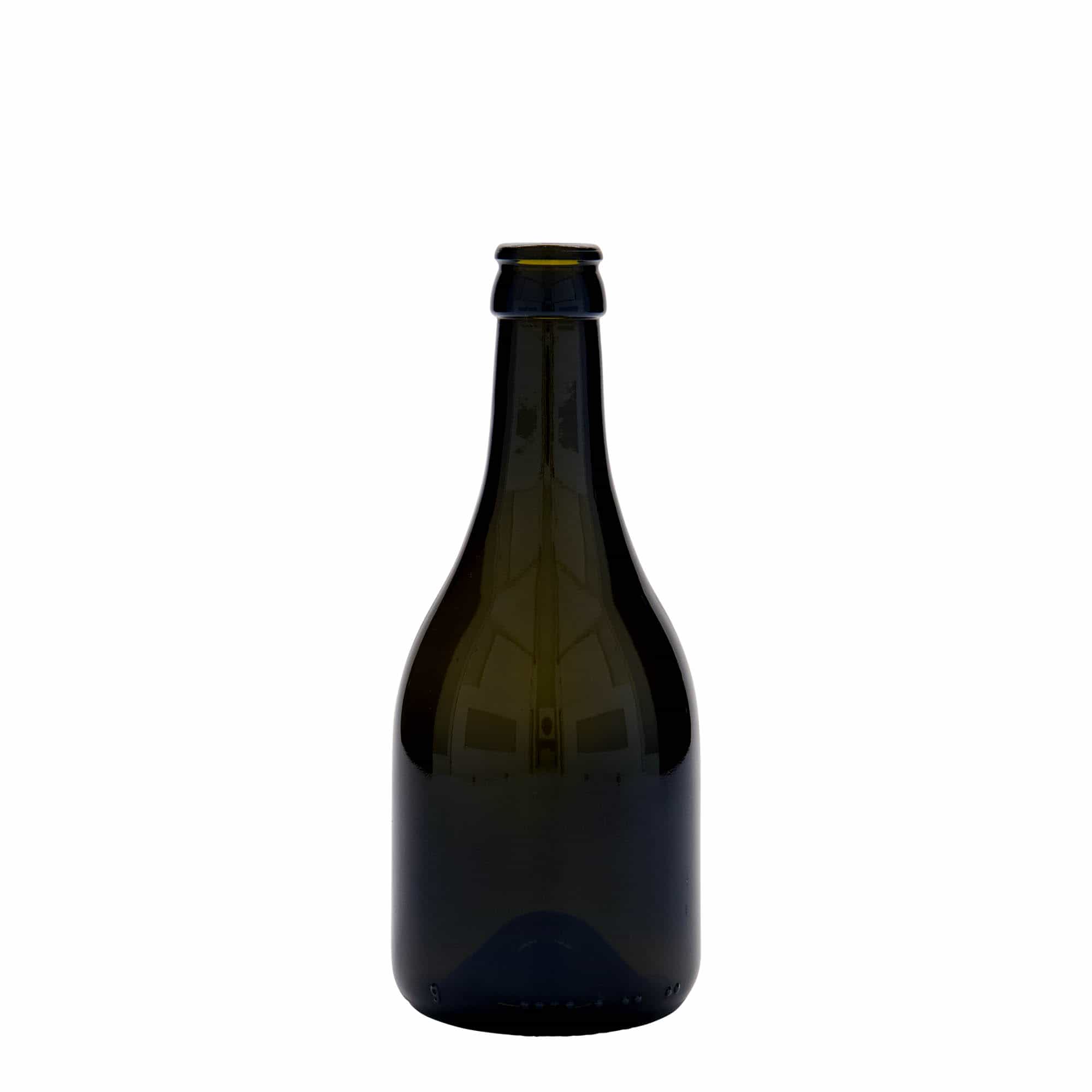 330 ml boca piva „Horta“, staklo, antikno zeleno, otvor: krunski čep