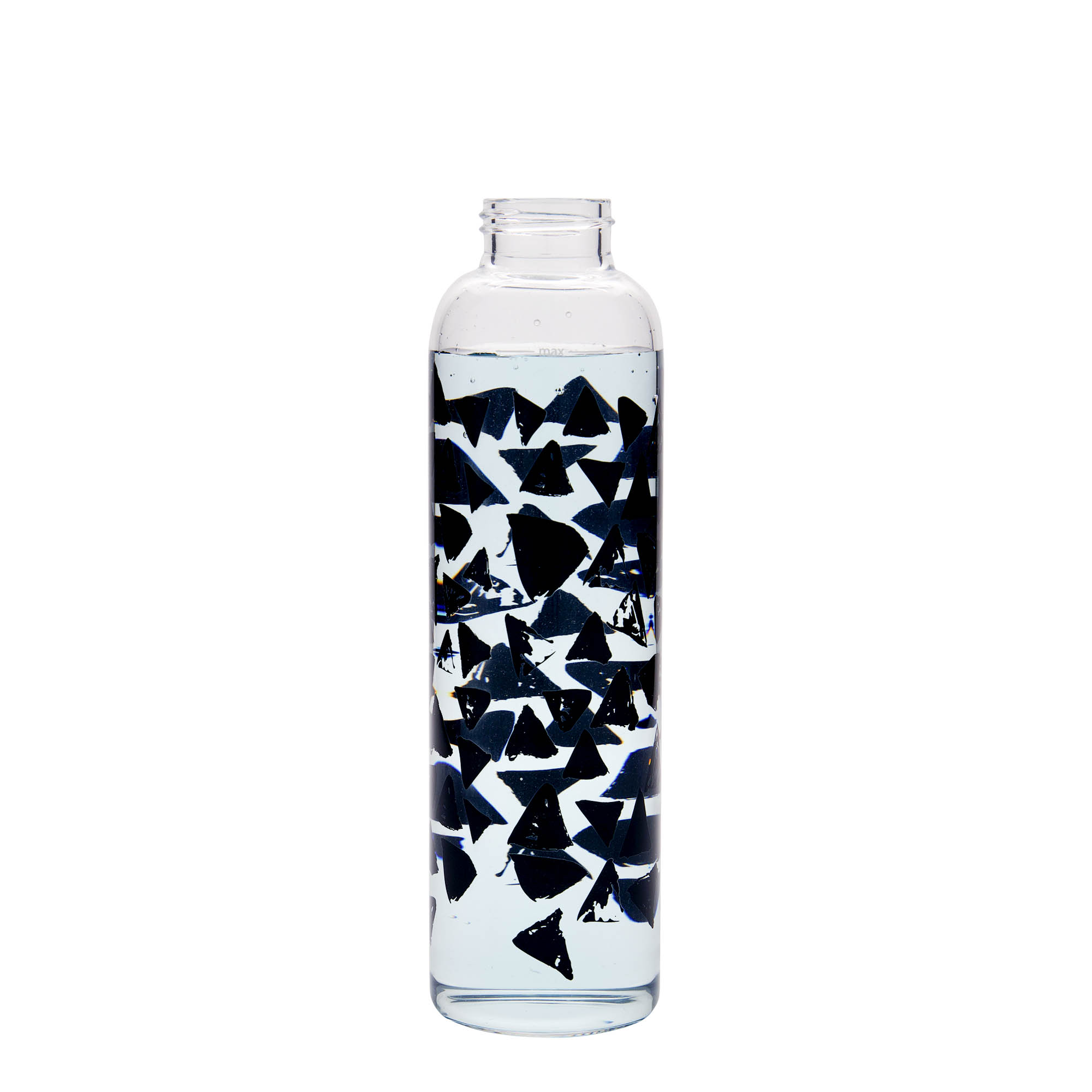 500 ml boca za piće „Perseus - Crni trouglovi“, otvor: navojni zatvarač