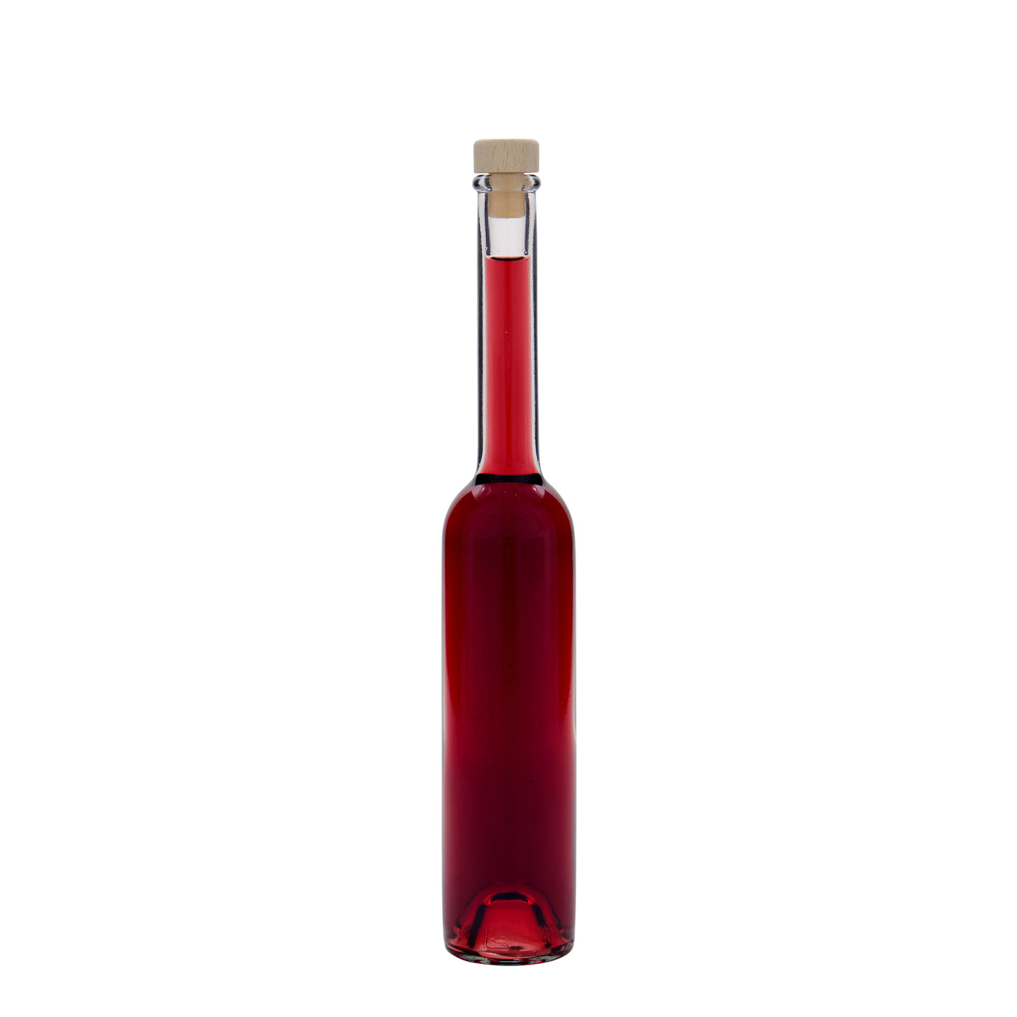 100 ml staklena bočica 'Platina', grlo: čep