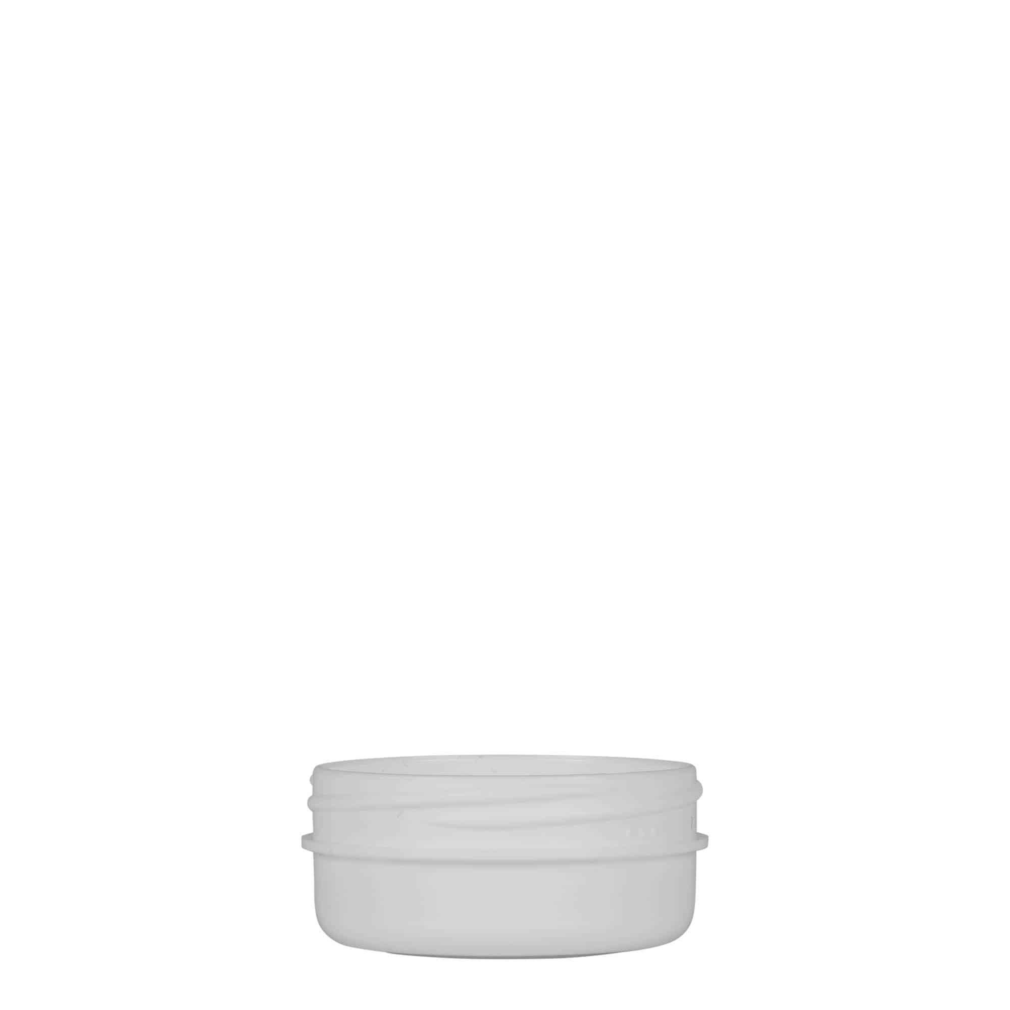 12 ml plastična posuda „White Line“, PP, bijela, otvor: navojni zatvarač