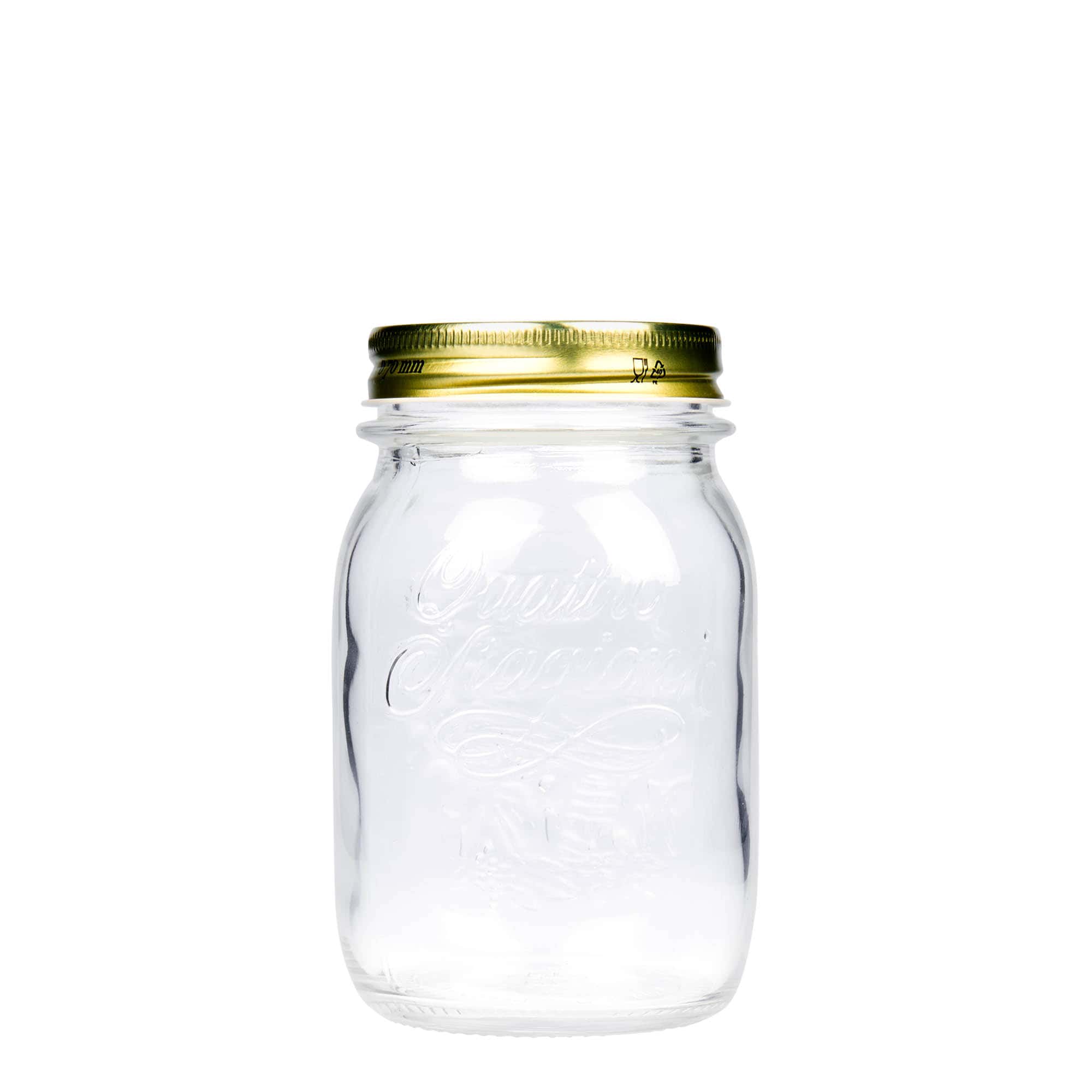 Staklenka 500 ml 'Quattro Stagioni', otvor: Navojni zatvarač Staklenka 500 ml 'Quattro Stagioni', otvor: Navojni zatvarač