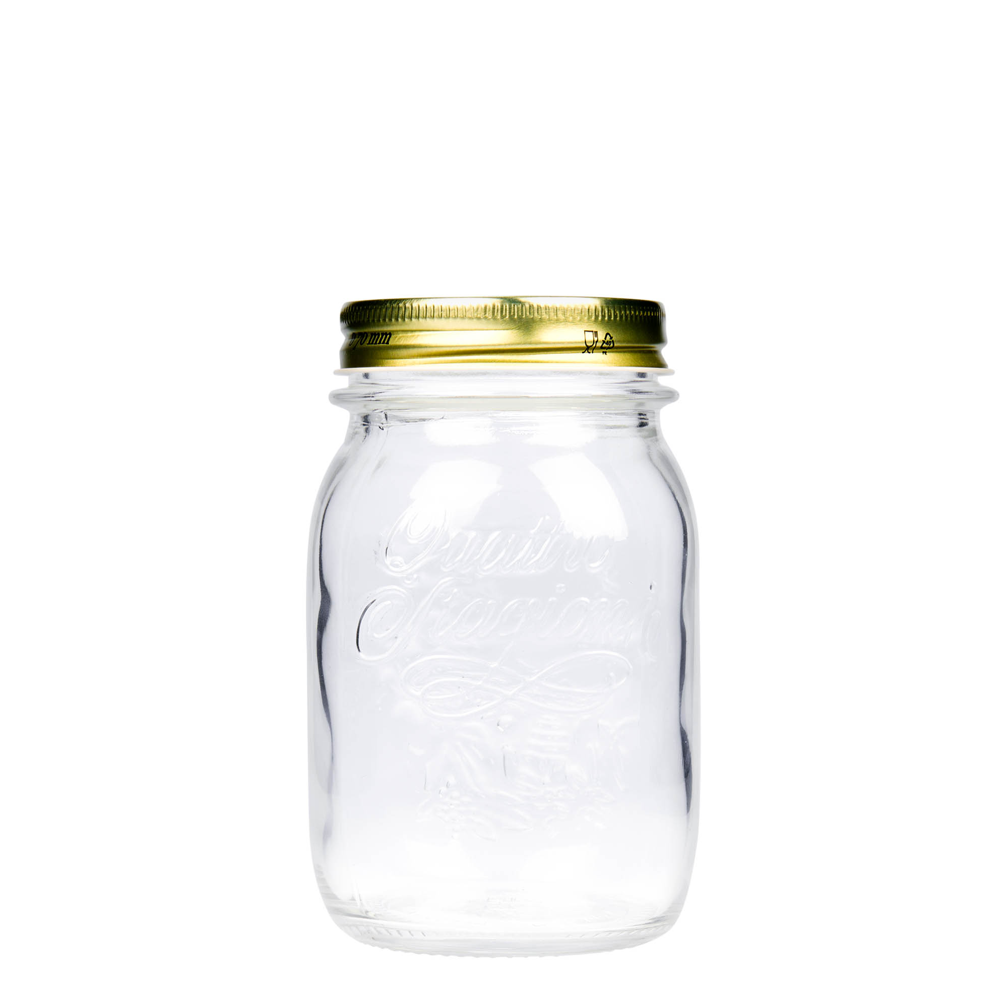 500 ml staklena posuda 'Quattro Stagioni', otvor: navojni poklopac 500 ml staklena posuda 'Quattro Stagioni', otvor: navojni poklopac