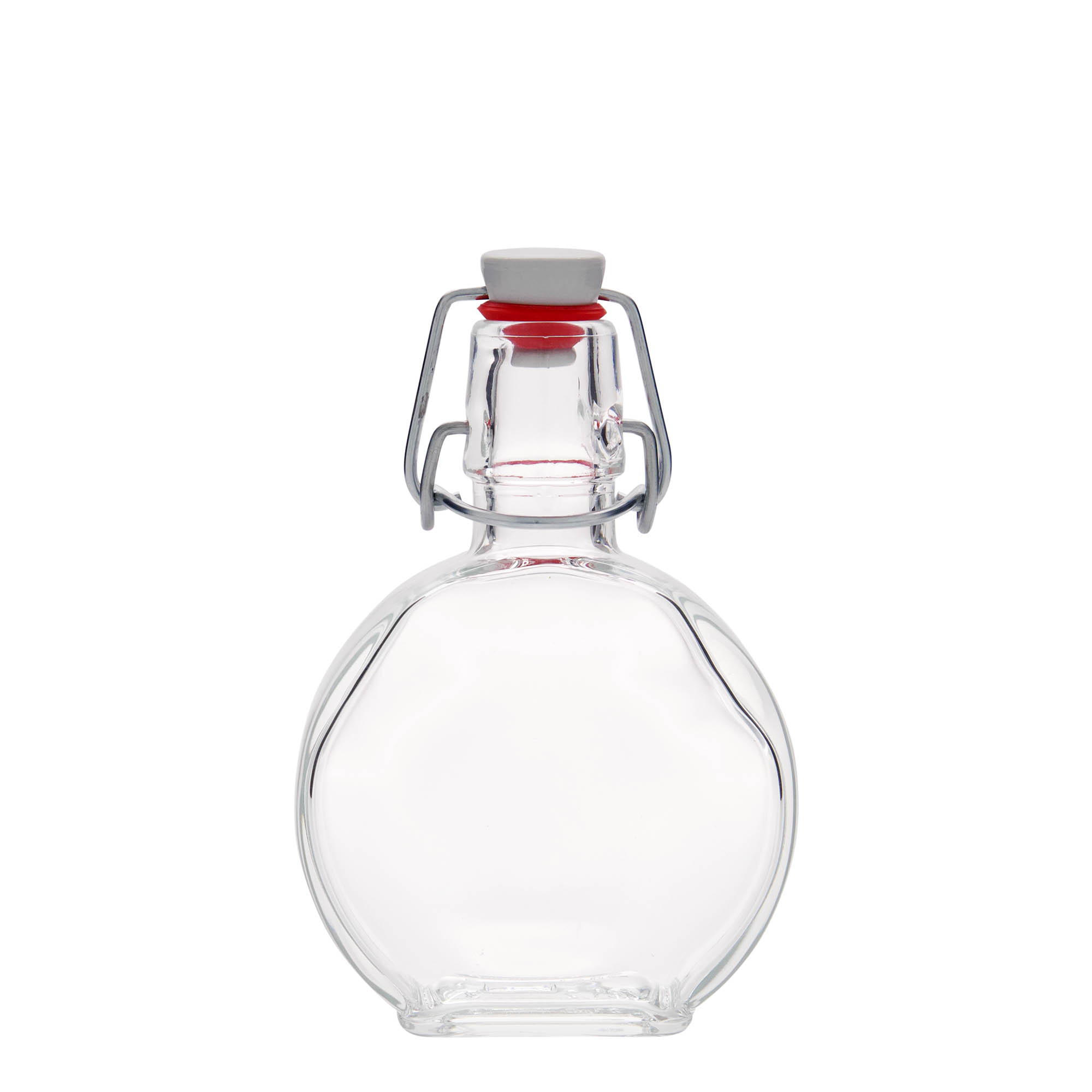 200 ml staklena boca 'Sensatione', pravougaona, grlo: zatvarač sa kopčom 200 ml staklena boca 'Sensatione', pravougaona, grlo: zatvarač sa kopčom