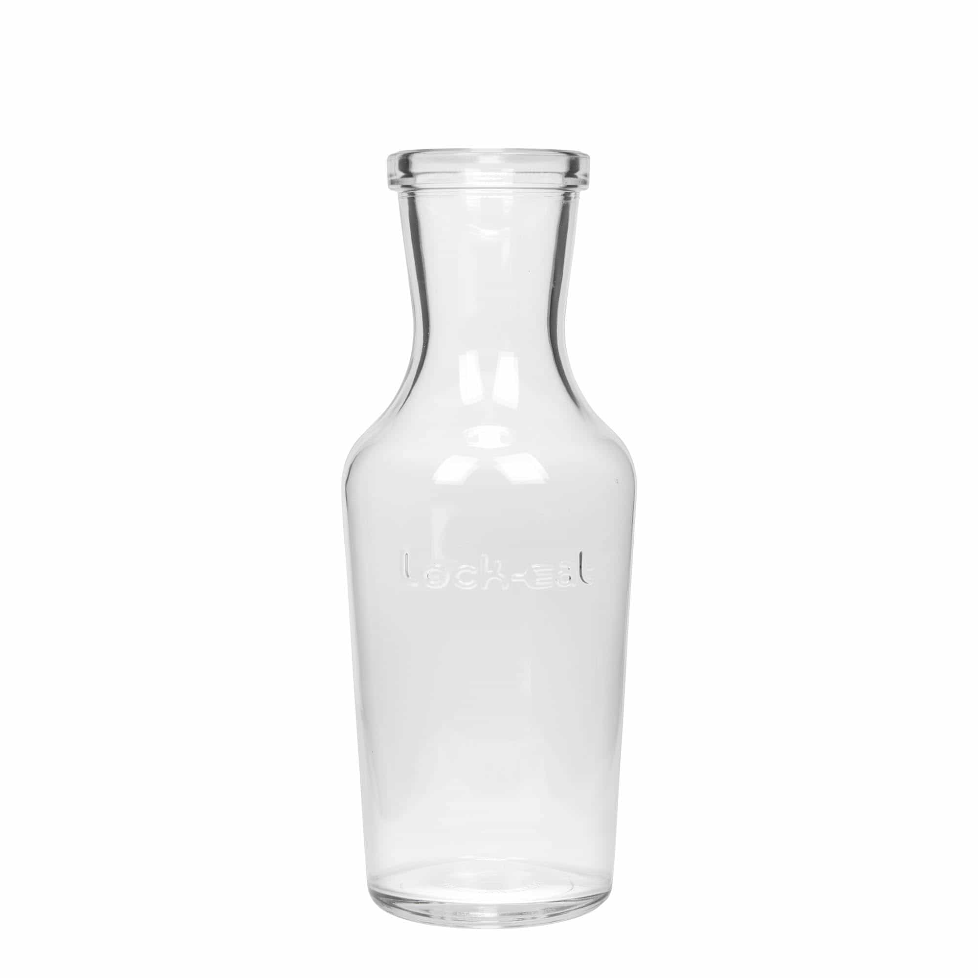 1.000 ml staklena karafa 'Lock-Eat', otvor: zatvarač sa žičanim kopčama