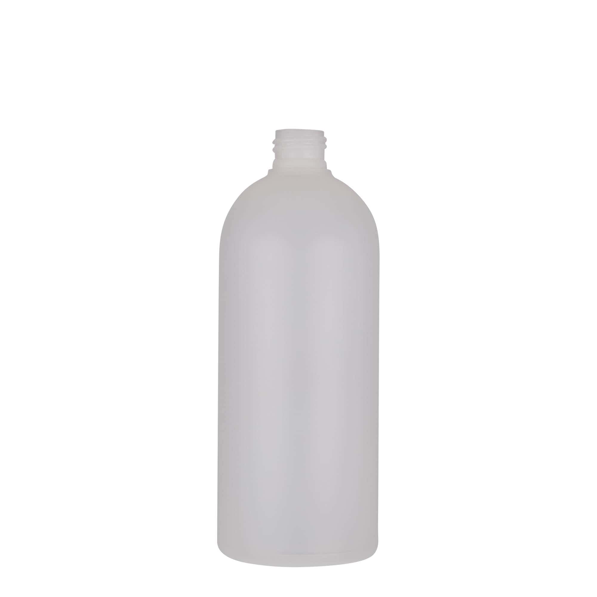 Plastična flaša 500 ml 'Tuffy', HDPE, prirodna, otvor: GPI 24/410 Plastična flaša 500 ml 'Tuffy', HDPE, prirodna, otvor: GPI 24/410