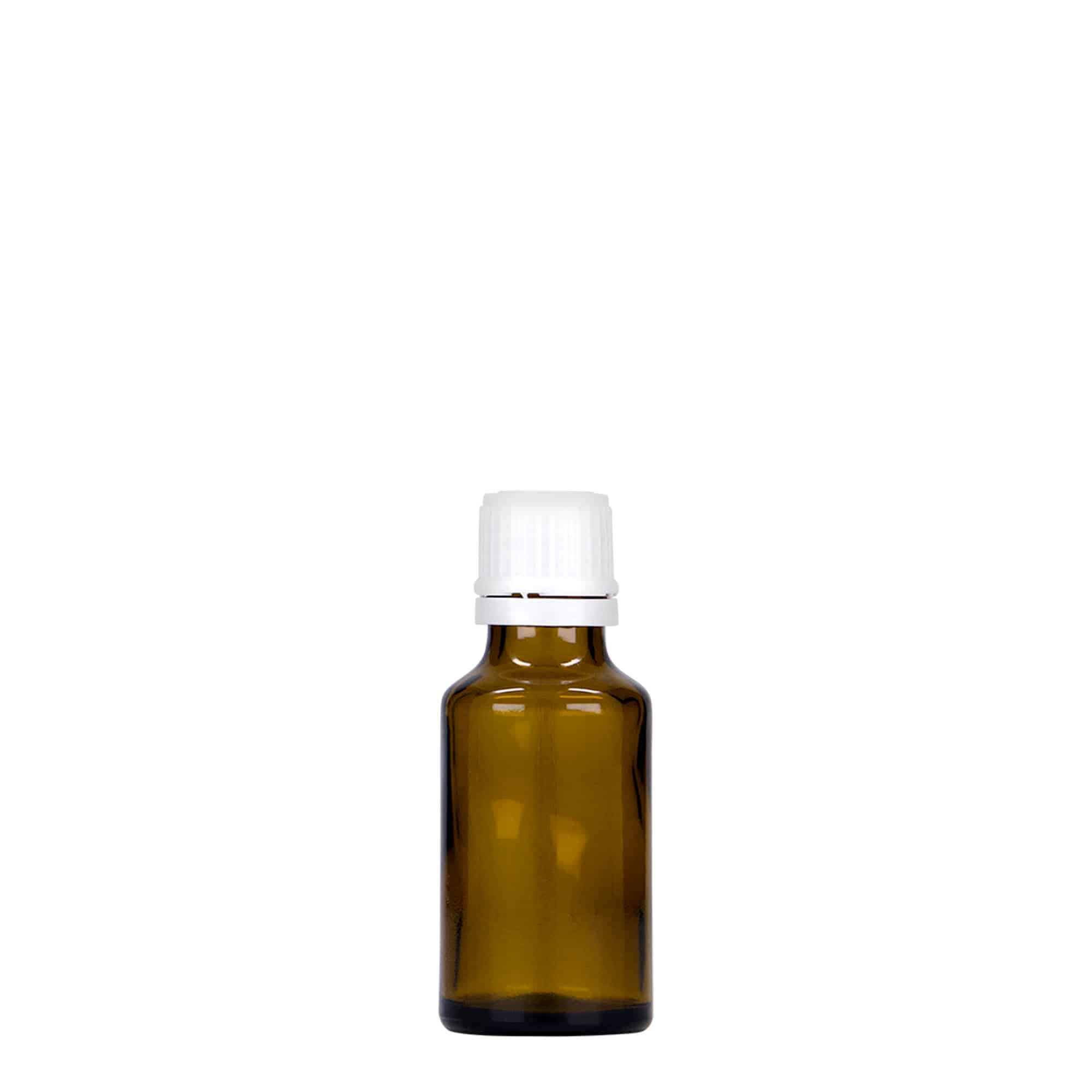 Medicinska flaša 25 ml, staklo, smeđa, otvor: DIN 18