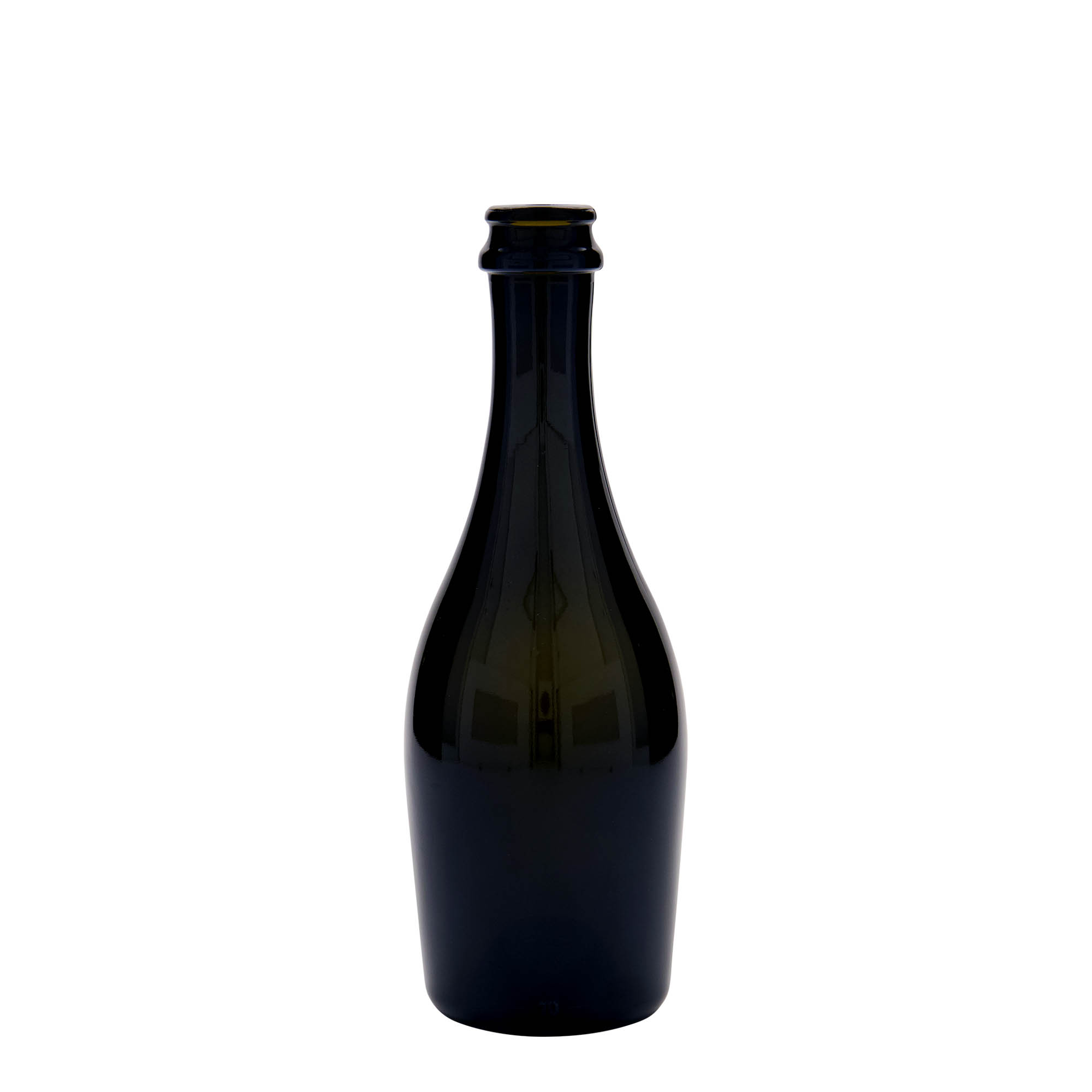 330 ml boca pjenušavog vina 'Carmen', staklo, antikno zelena, otvor: krunski čep