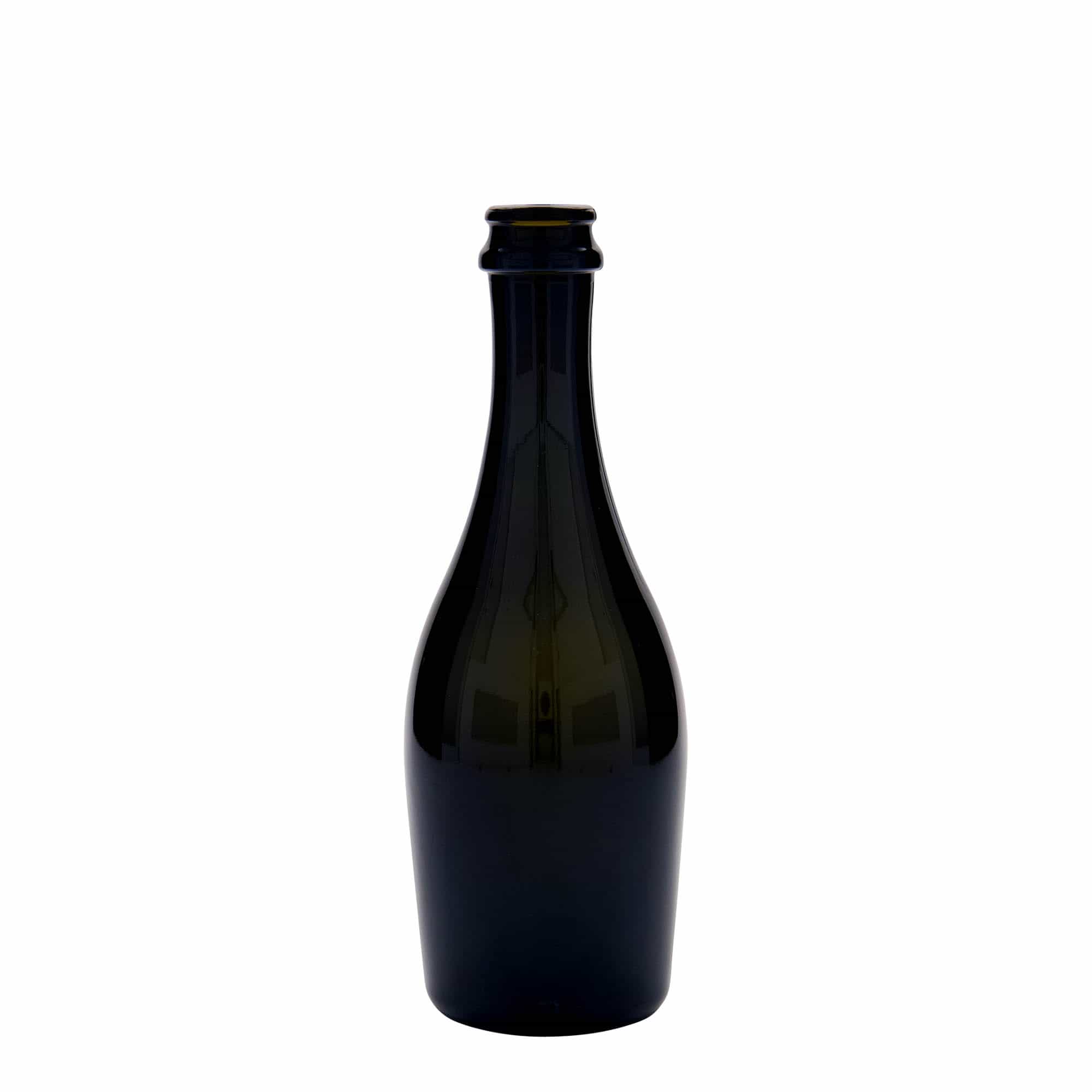 330 ml boca pjenušavog vina „Carmen“, staklo, antikno zelena, otvor: krunski čep