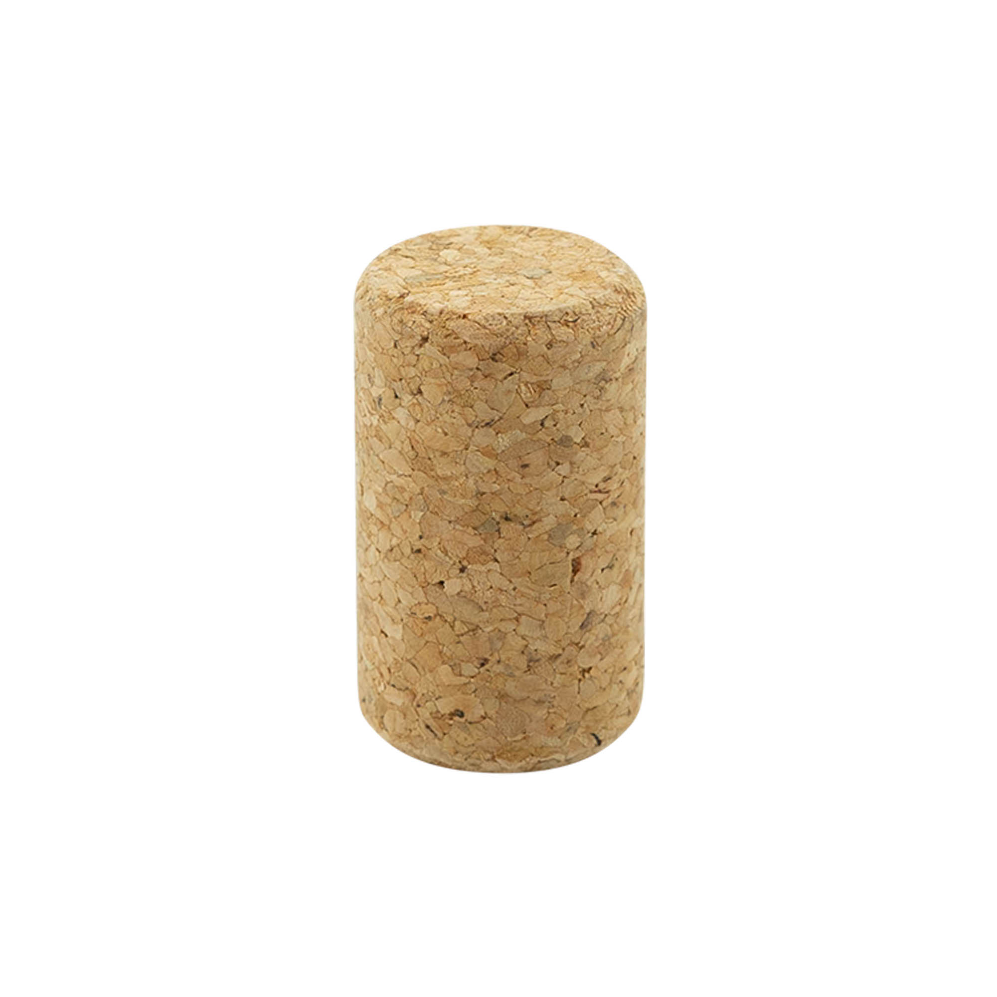 Čep za vino 22,5 mm, prešani pluto, bež, za grlo: plutasti Čep za vino 22,5 mm, prešani pluto, bež, za grlo: plutasti