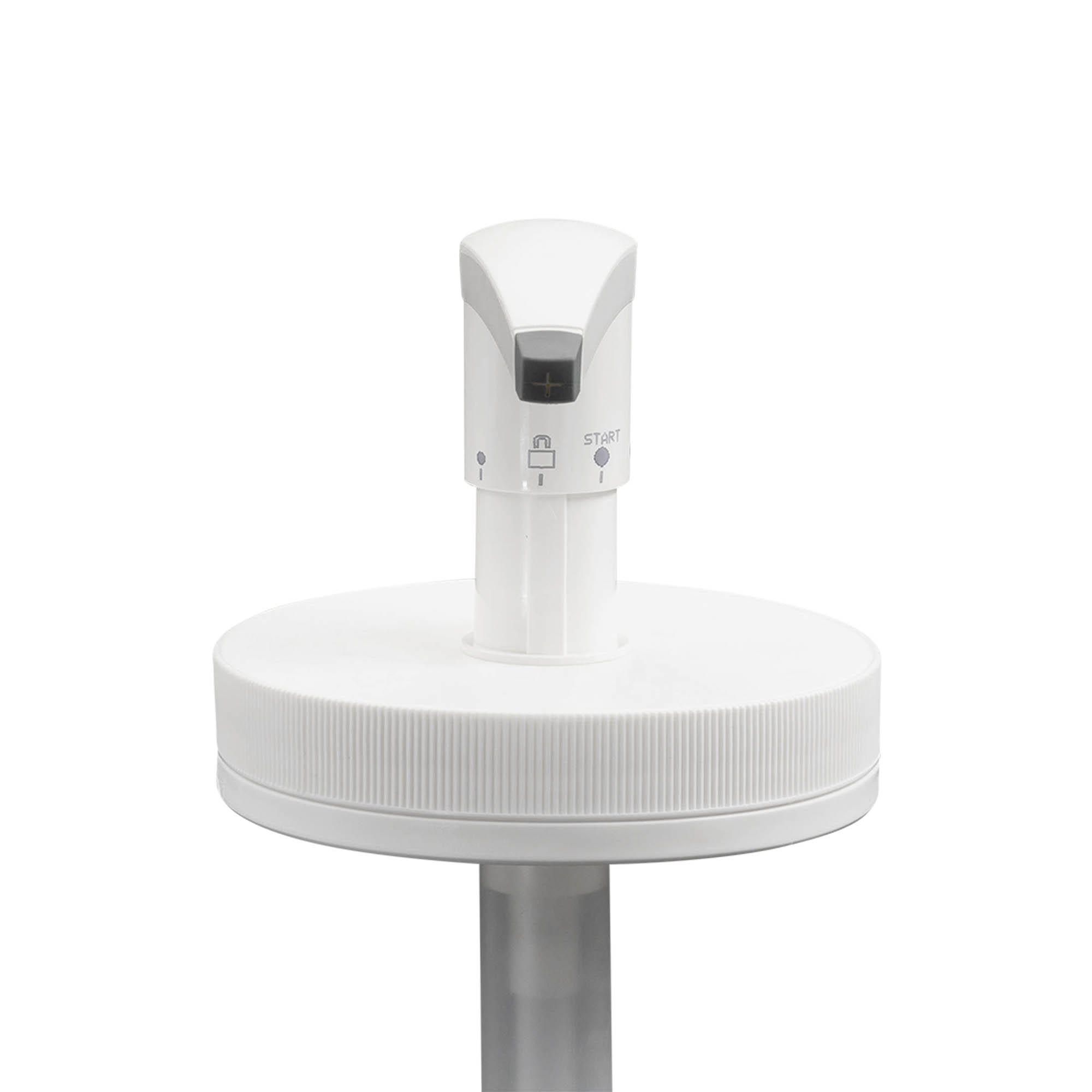 Dozirna pumpa za 1.240 ml 'Securibox', PE-plastika, bijela, za grlo: navojni zatvarač Dozirna pumpa za 1.240 ml 'Securibox', PE-plastika, bijela, za grlo: navojni zatvarač