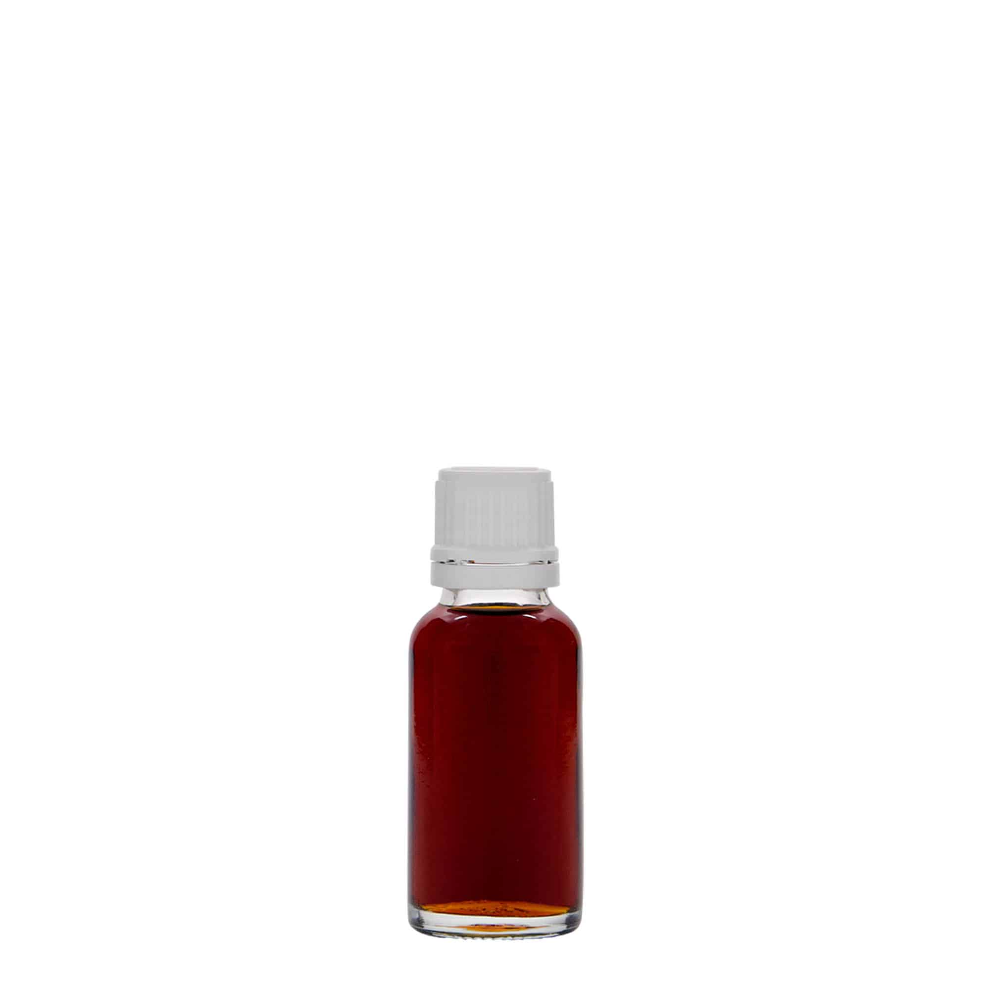 Medicinska flaša 20 ml, staklo, otvor: DIN 18