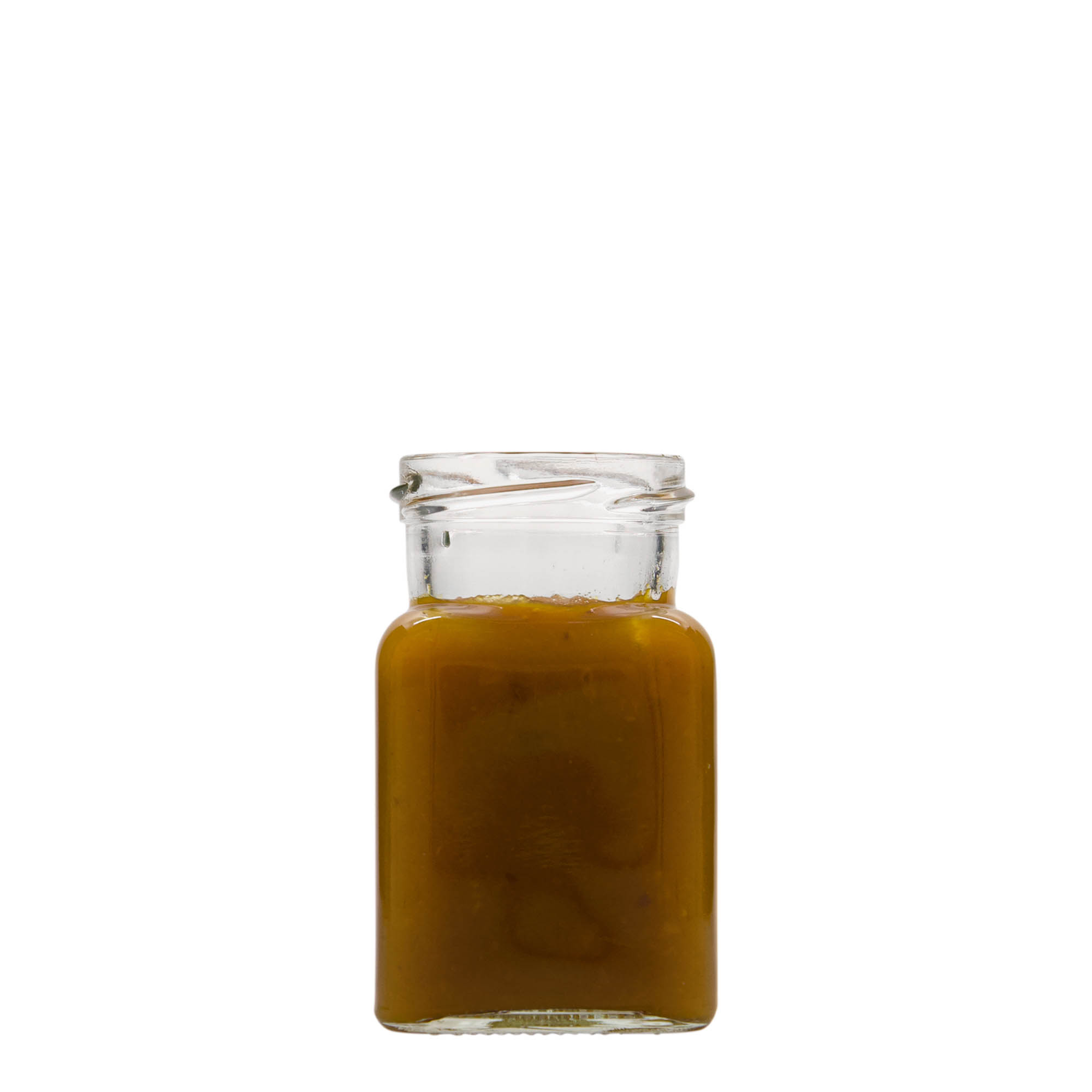 Četverougla staklenka 150 ml, otvor: Twist-Off (TO 53)