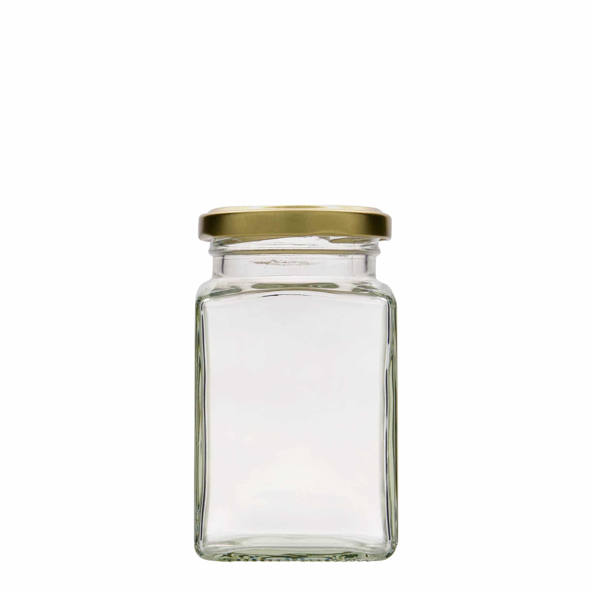 Četverougla staklenka 260 ml, otvor: Twist-Off (TO 58)
