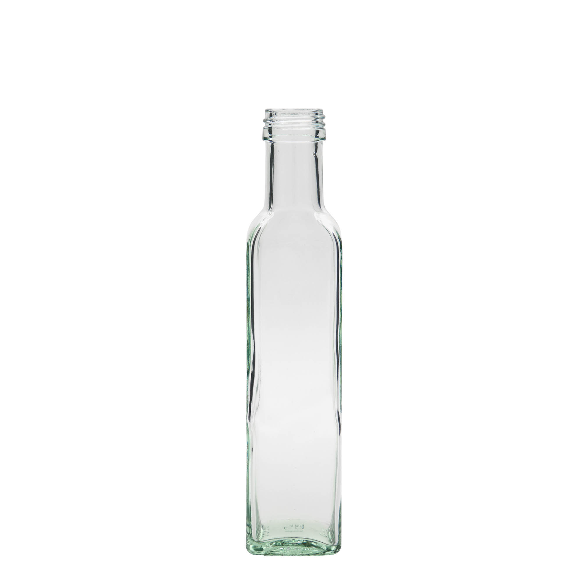 250 ml staklena boca 'Marasca', kvadratna, grlo: PP 31,5