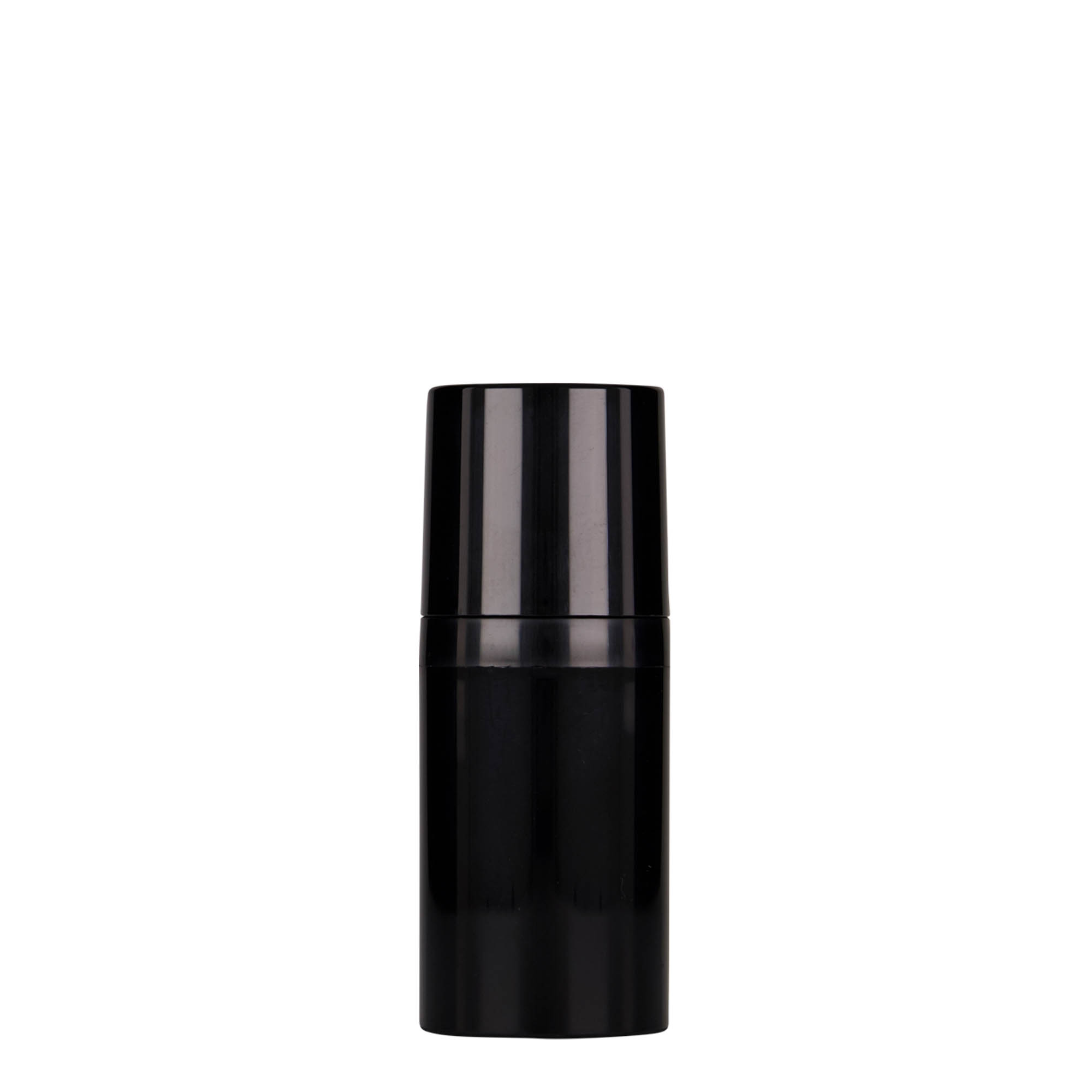 30 ml Airless dozirnik 'Mezzo', PP-plastika, crni