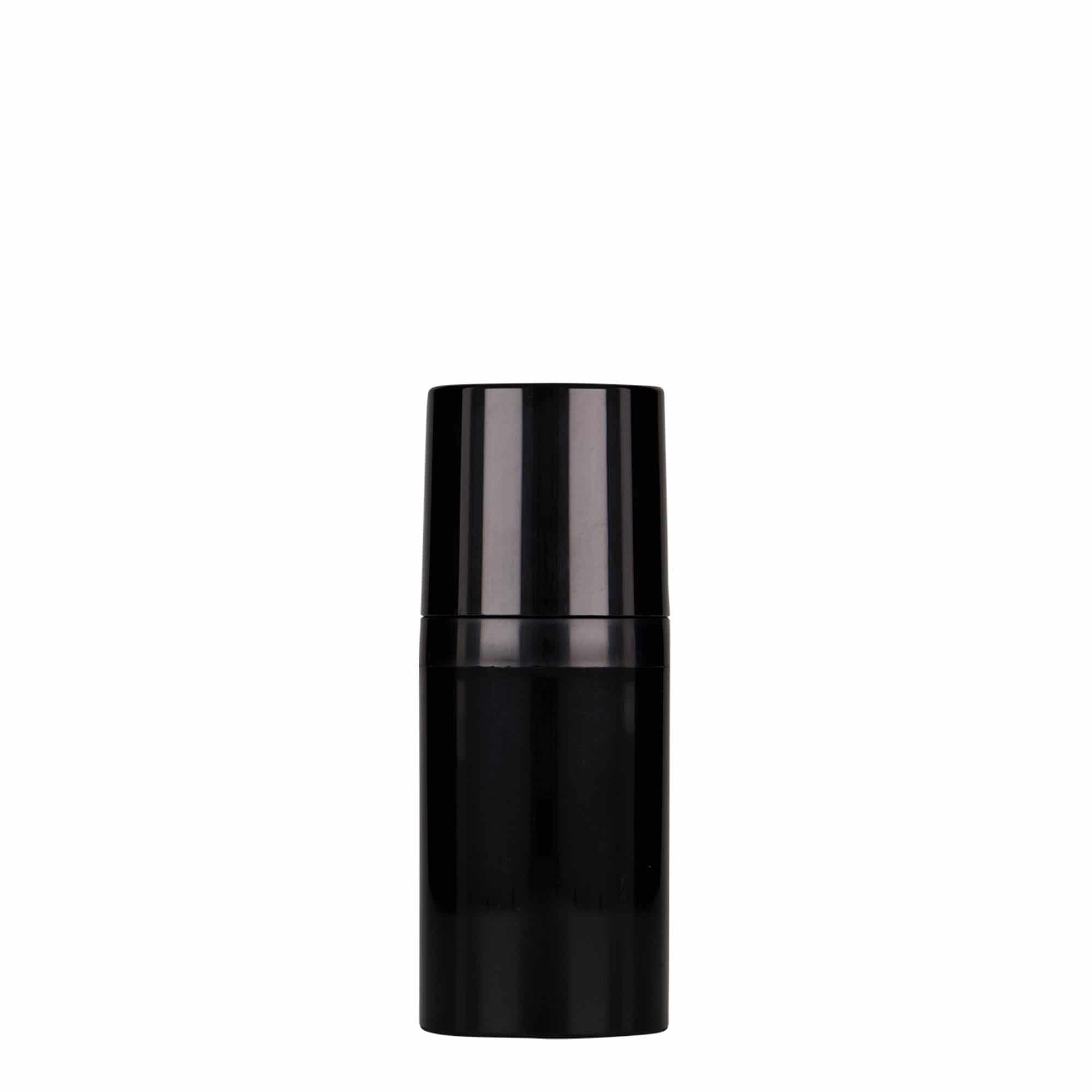 30 ml Airless dozirnik 'Mezzo', PP-plastika, crni