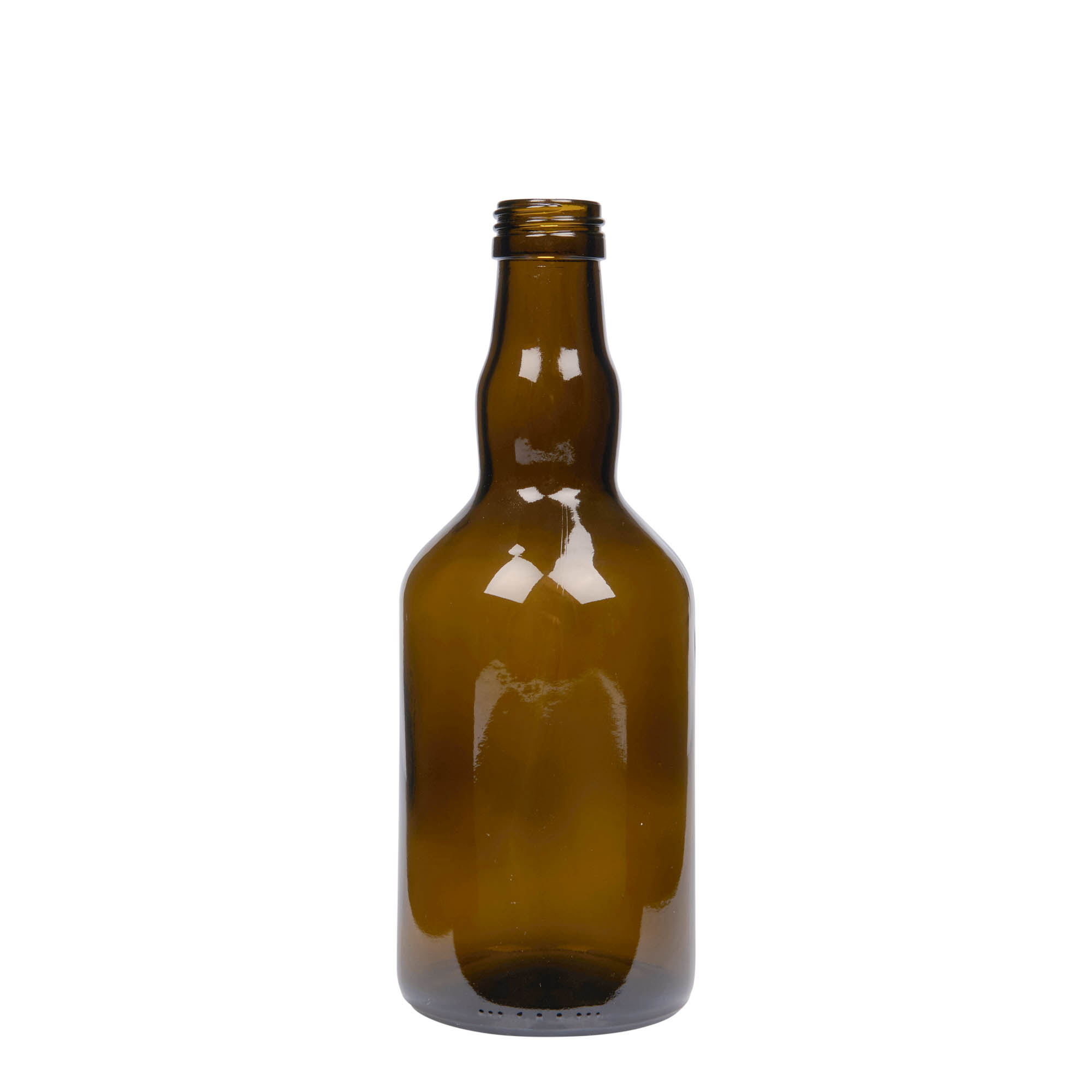 500 ml staklena boca 'Olona', antikno zelena, grlo: PP 31,5
