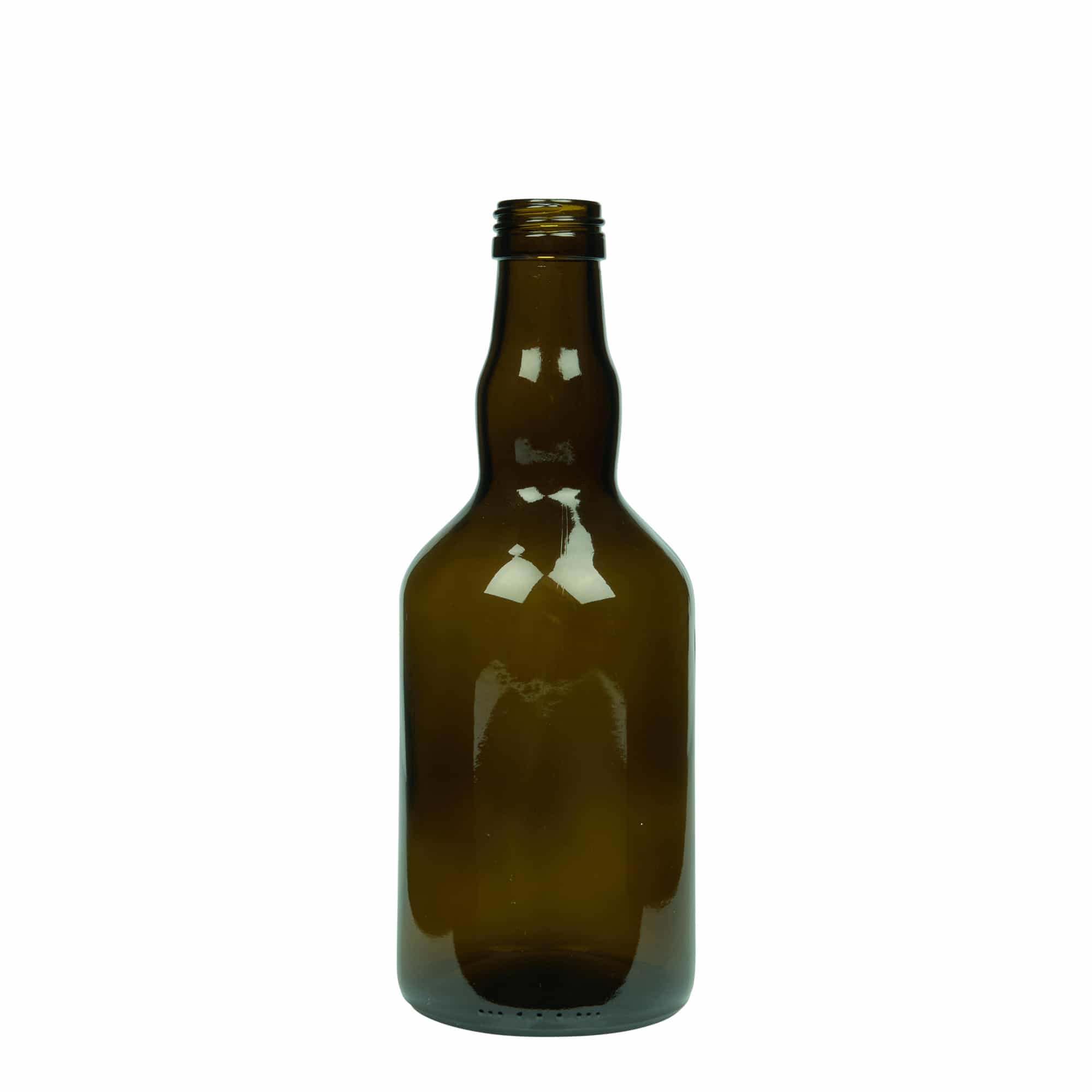 500 ml staklena boca 'Olona', antikno zelena, grlo: PP 31,5