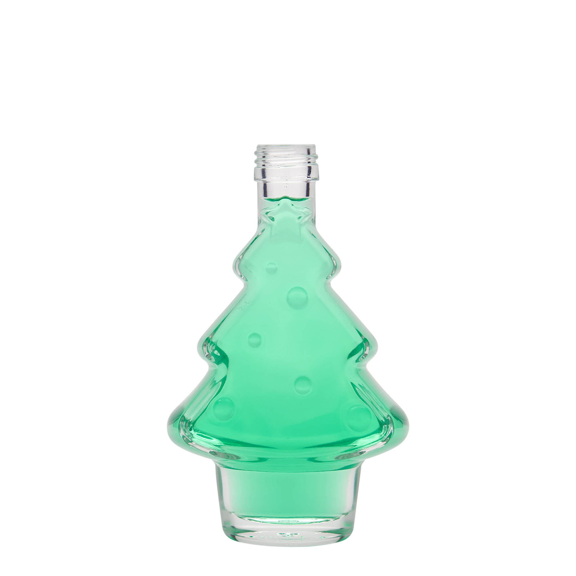 200 ml staklena boca 'Božićno drvce', grlo: PP 28 200 ml staklena boca 'Božićno drvce', grlo: PP 28