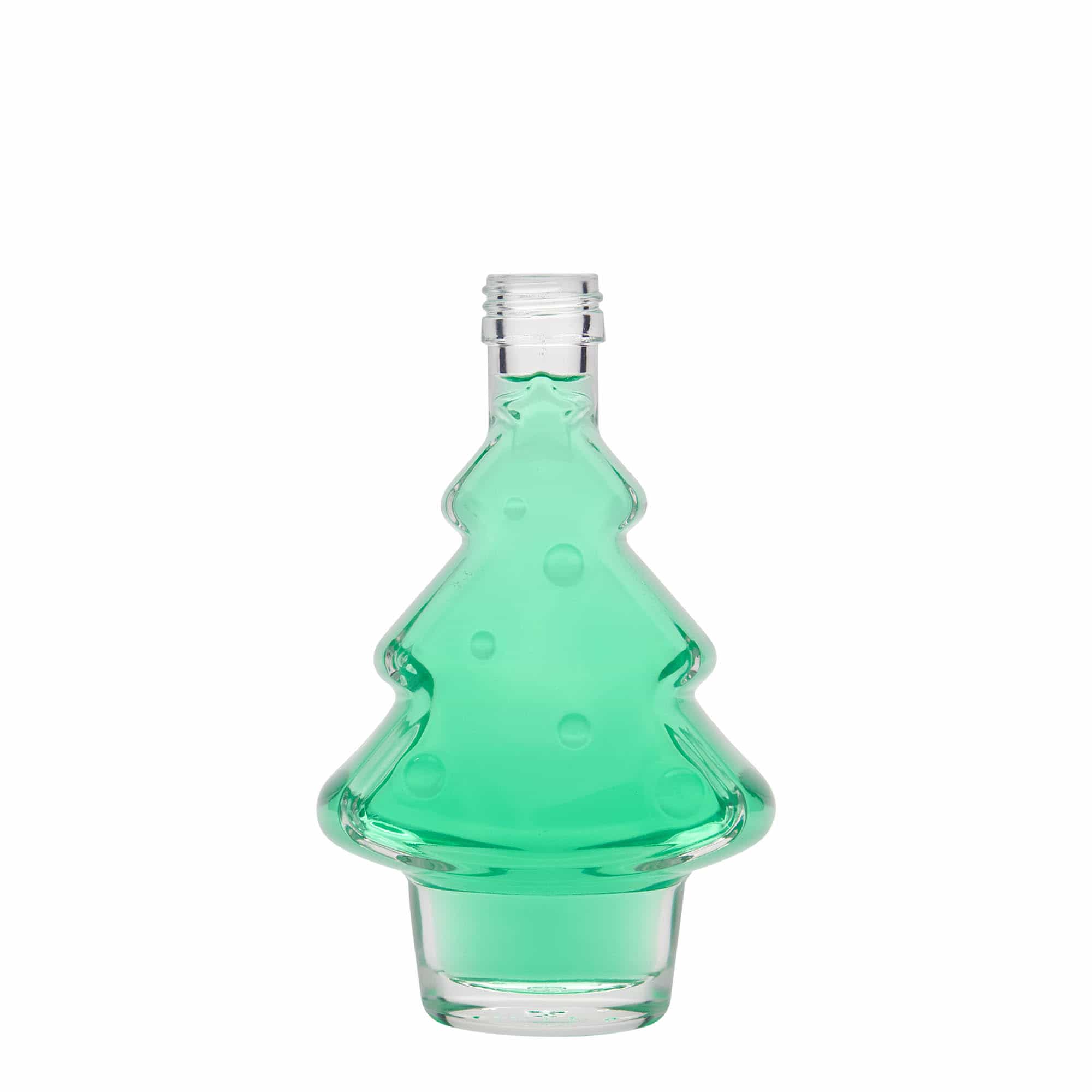200 ml staklena boca „Božićno drvce“, grlo: PP 28