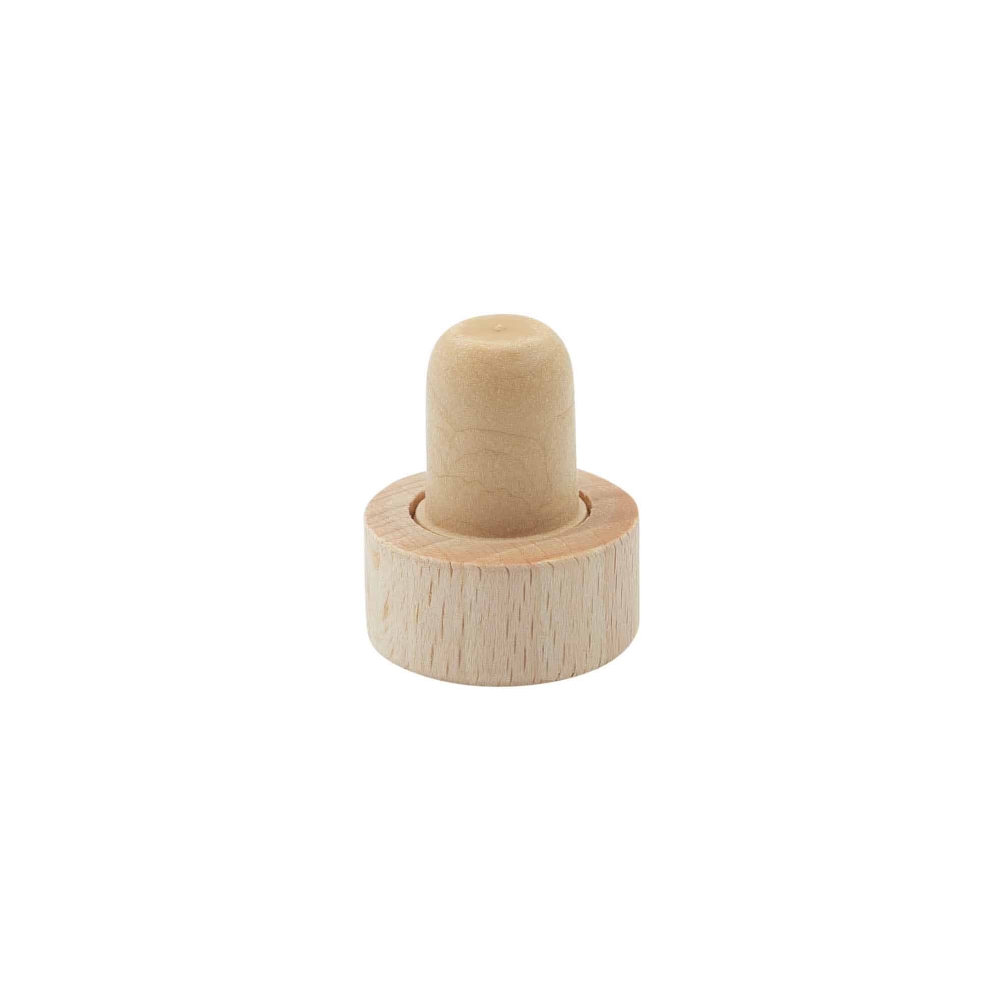Čep s drškom 16 mm, drvo/plastika, za otvor: pluta Čep s drškom 16 mm, drvo/plastika, za otvor: pluta