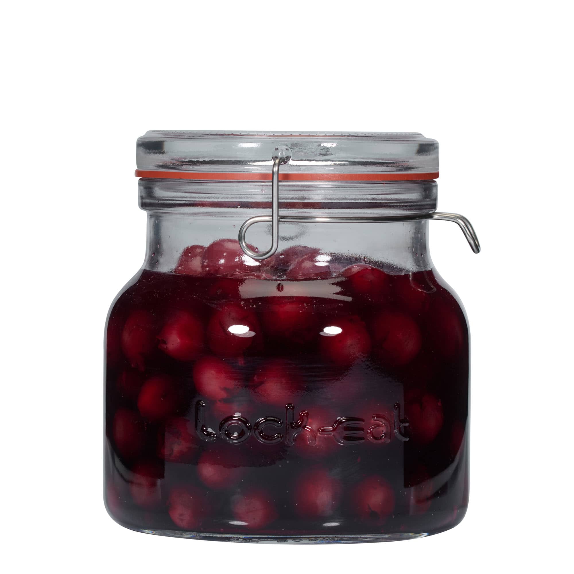 1.500 ml staklena tegla sa žičanim zatvaračem „Lock-Eat“, otvor: žičani zatvarač