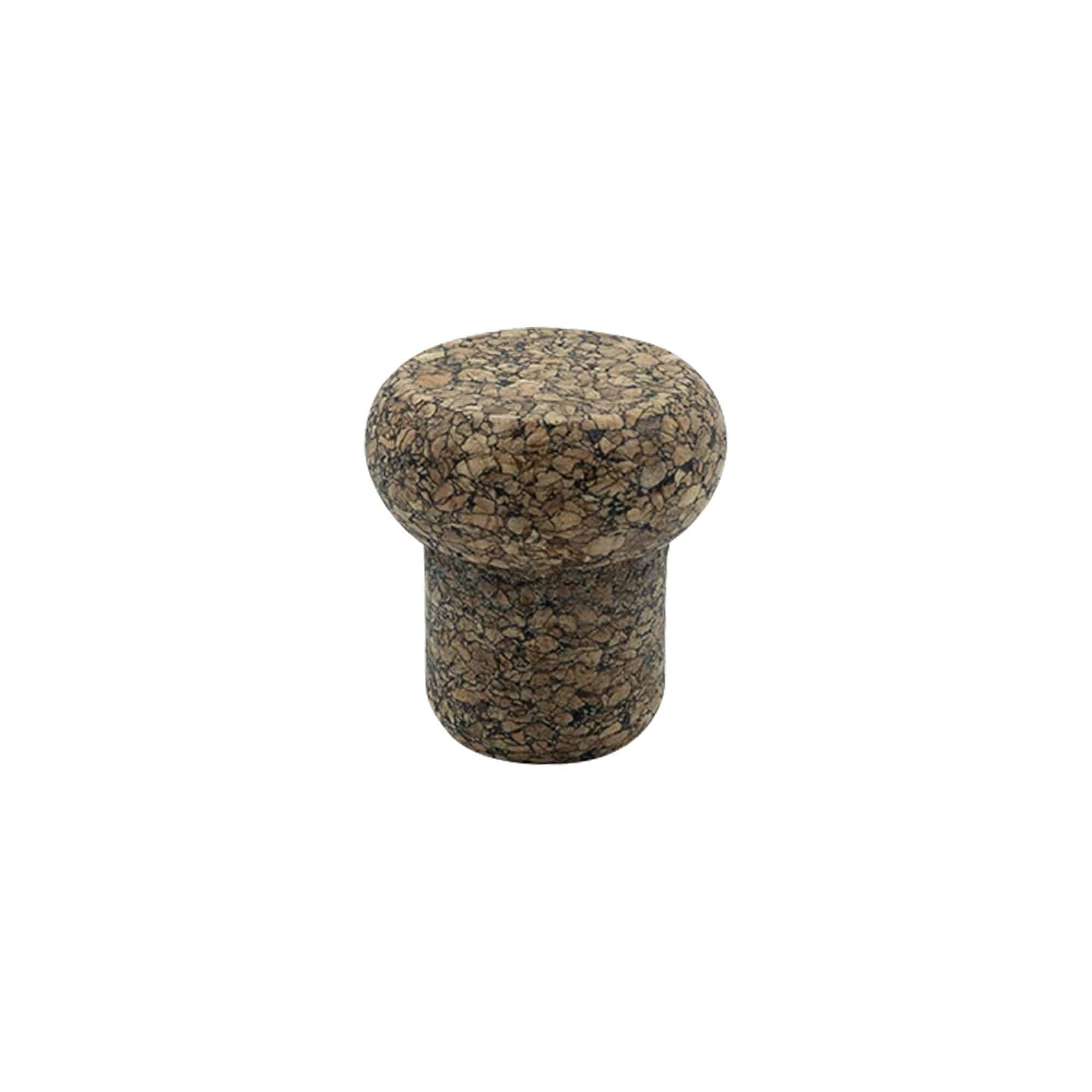 Pluto sa glavom 'Barrel' 22,5 mm, Corkcoal, za otvor: Pluto Pluto sa glavom 'Barrel' 22,5 mm, Corkcoal, za otvor: Pluto