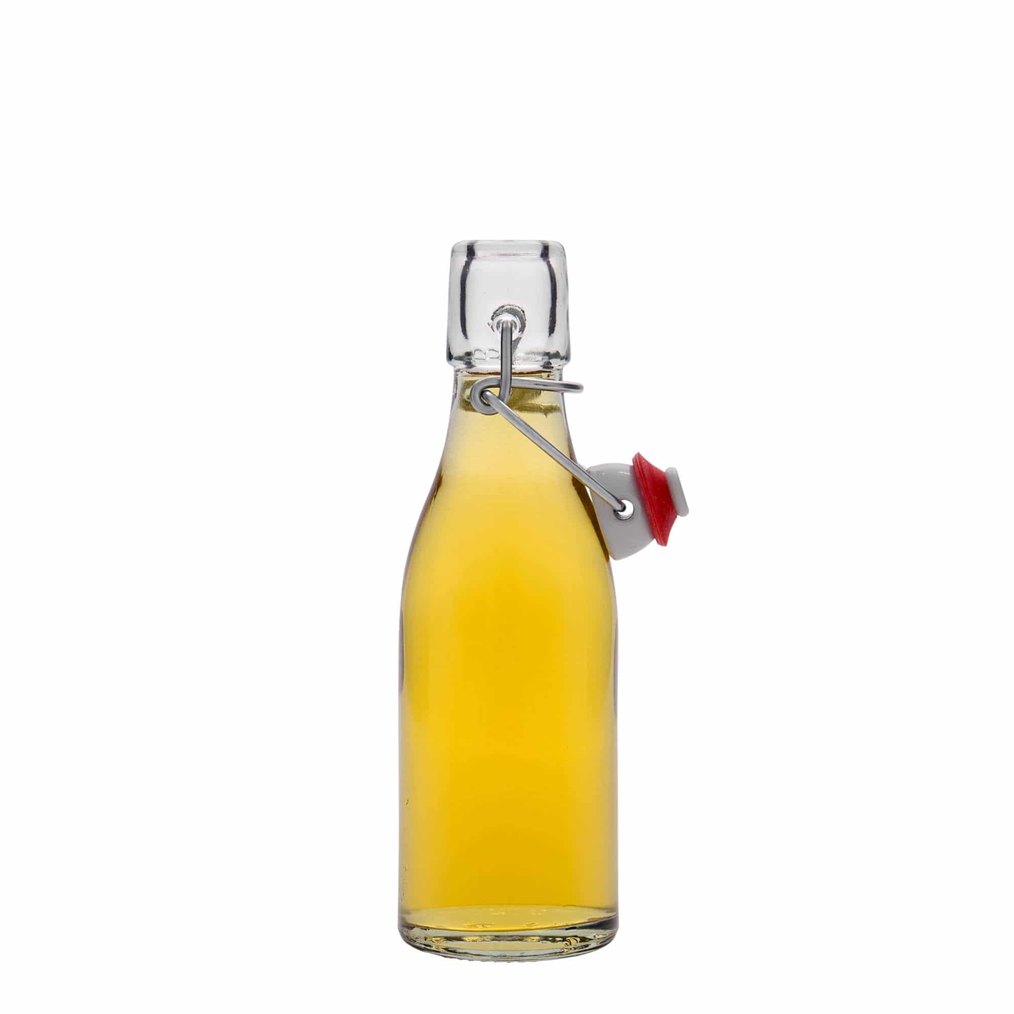 Staklena flaša 200 ml 'Paul', otvor: Zatvarač sa žicom