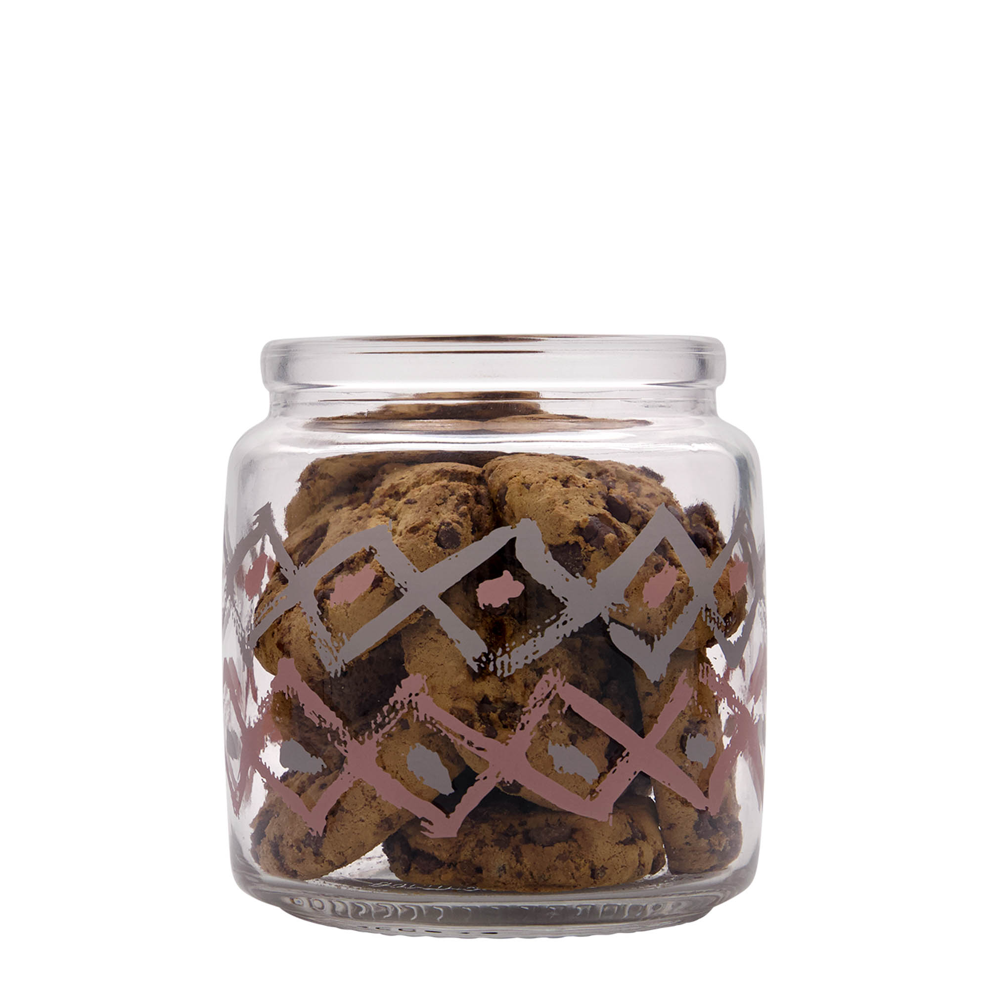 Staklenka sa plutom 750 ml 'Giara', motiv: Manolibera rosa, otvor: Pluto