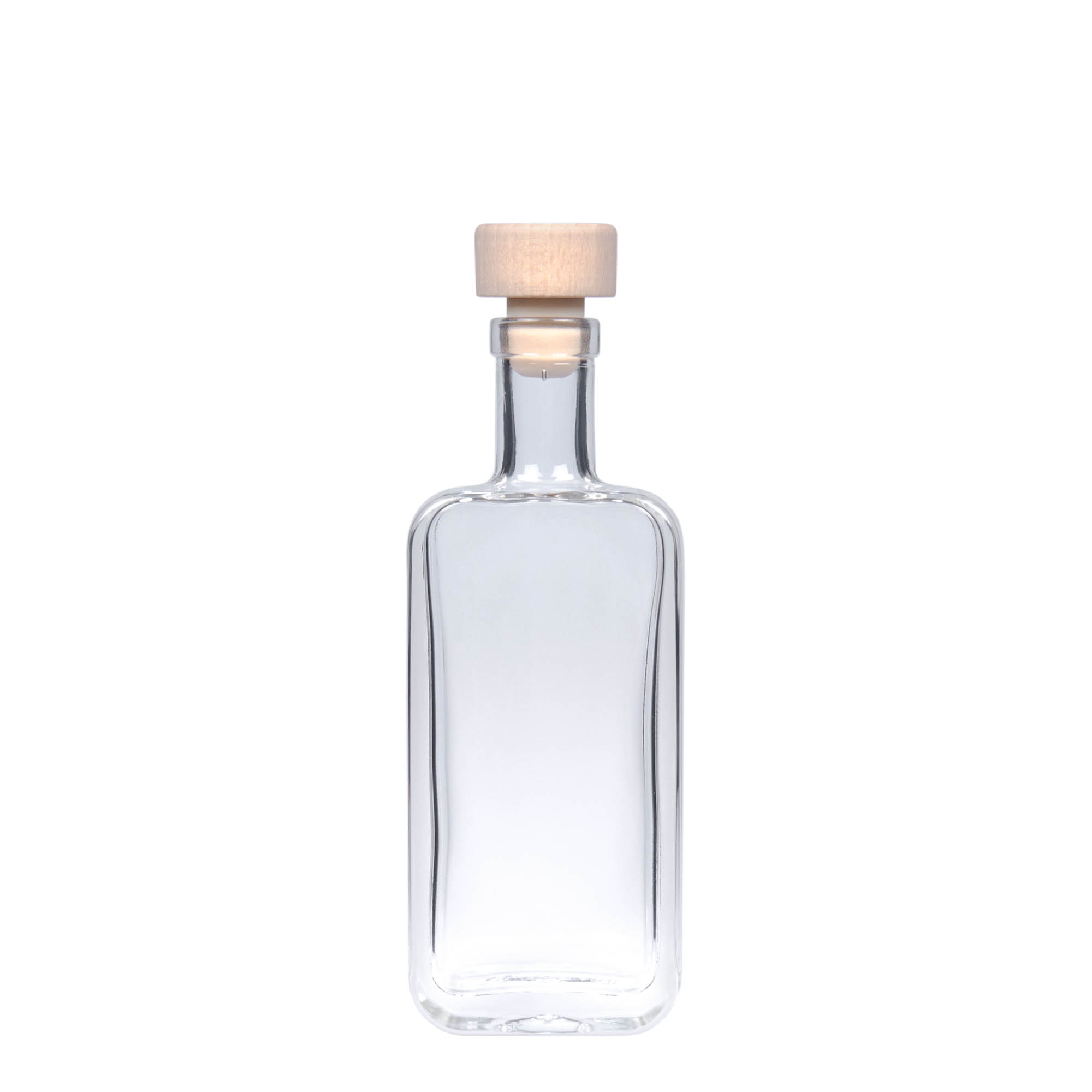 100 ml staklena boca 'Nice', pravougaona, otvor: pluta