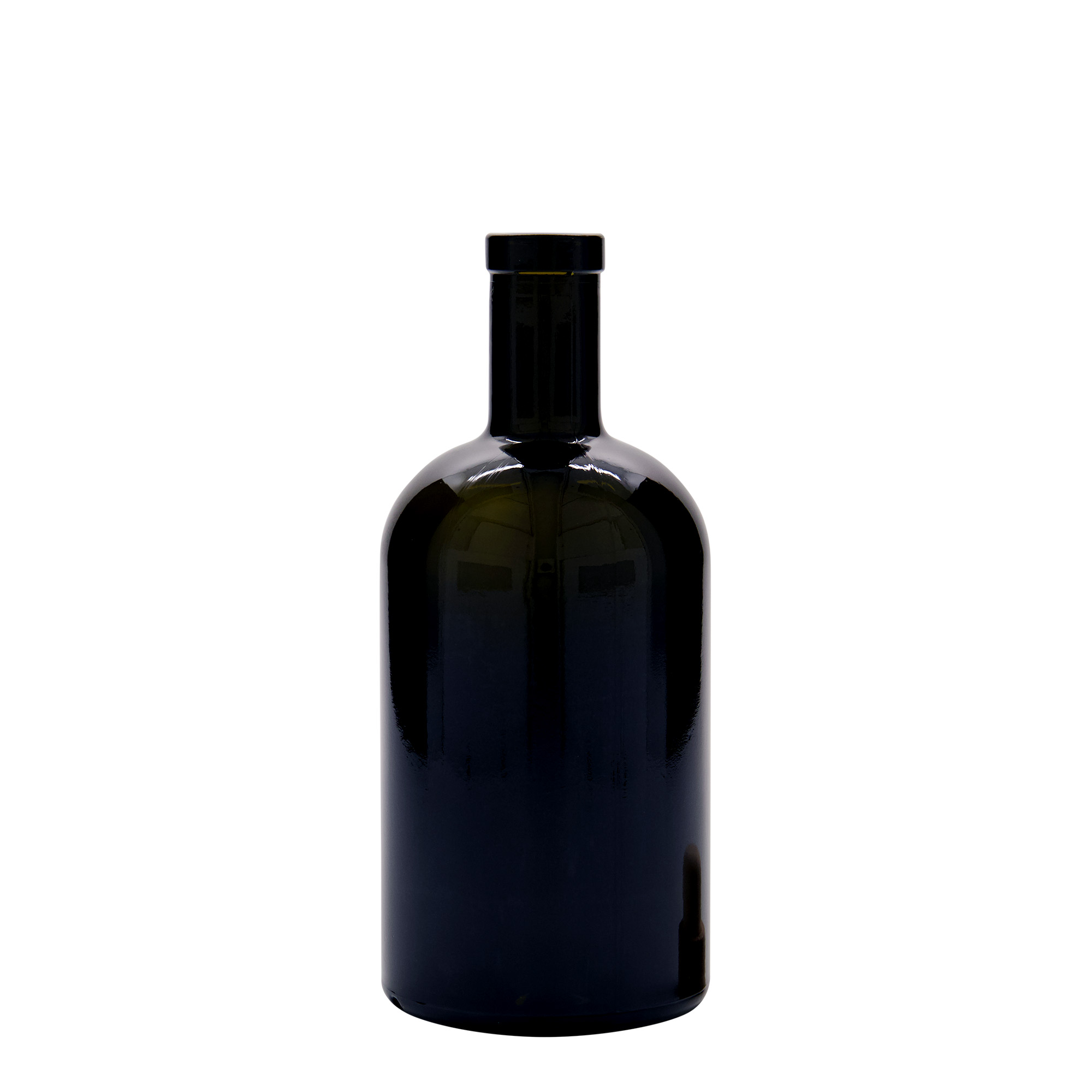 500 ml staklena boca „Farmacia“, antikno zelena, otvor: pluta