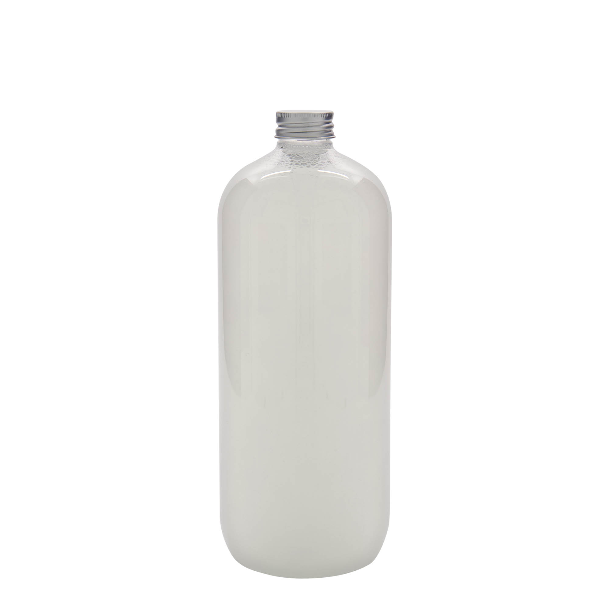 1.000 ml PET boca 'Boston', plastika, grlo: 28/410