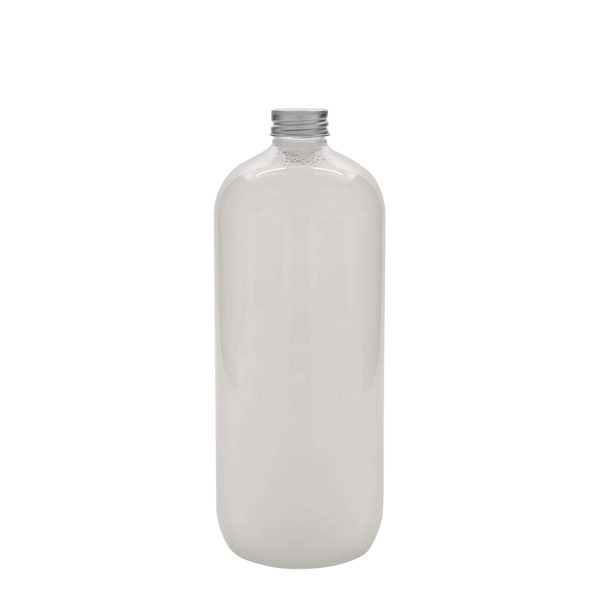 1.000 ml PET boca „Boston“, plastika, grlo: 28/410