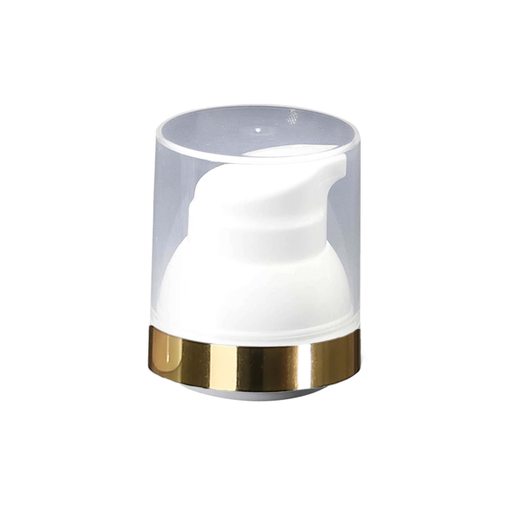 Airless Dispenser pumpa glava 'Mezzo', PP-plastika, bijela