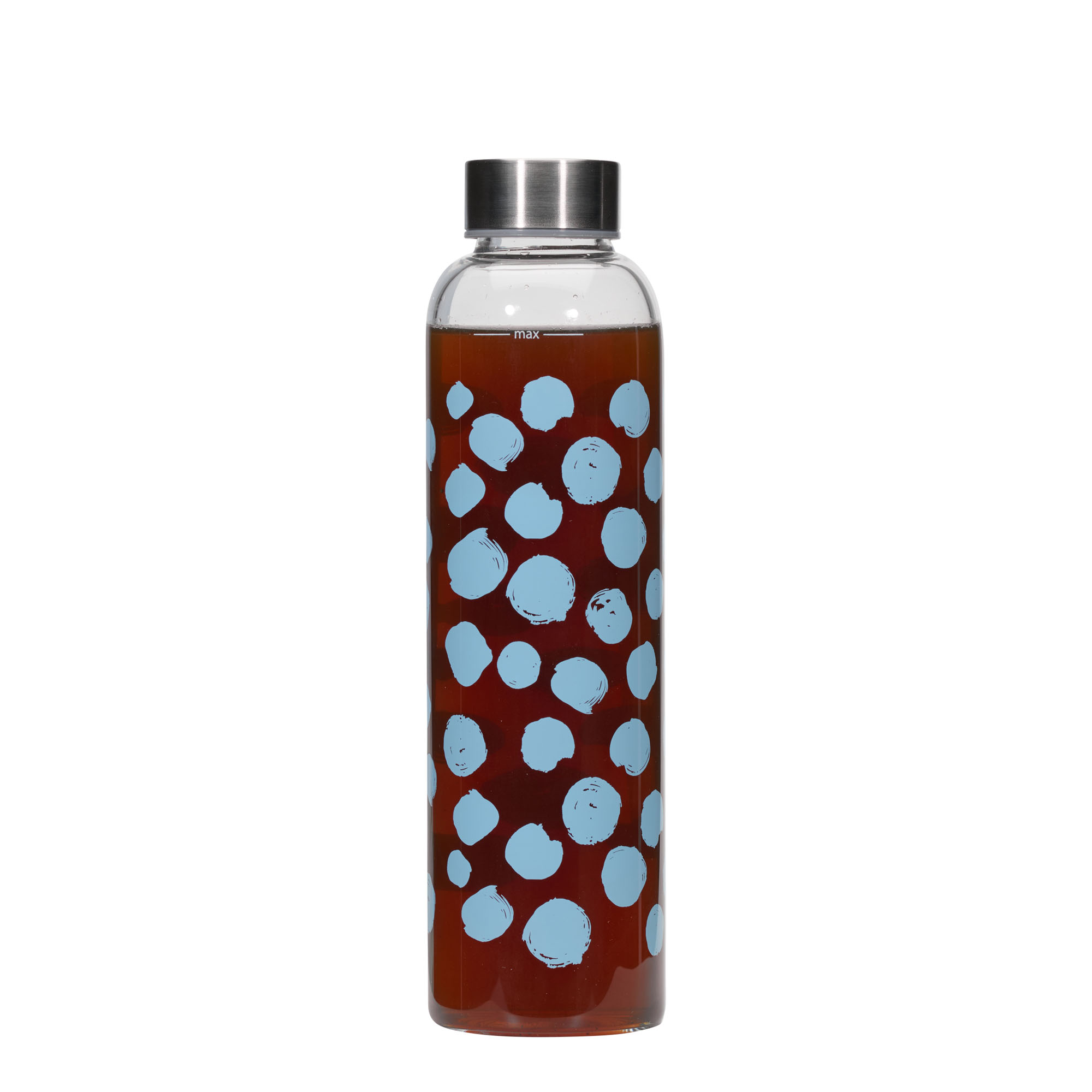 500 ml boca za piće 'Perseus - Plave tačke', otvor: navojni poklopac