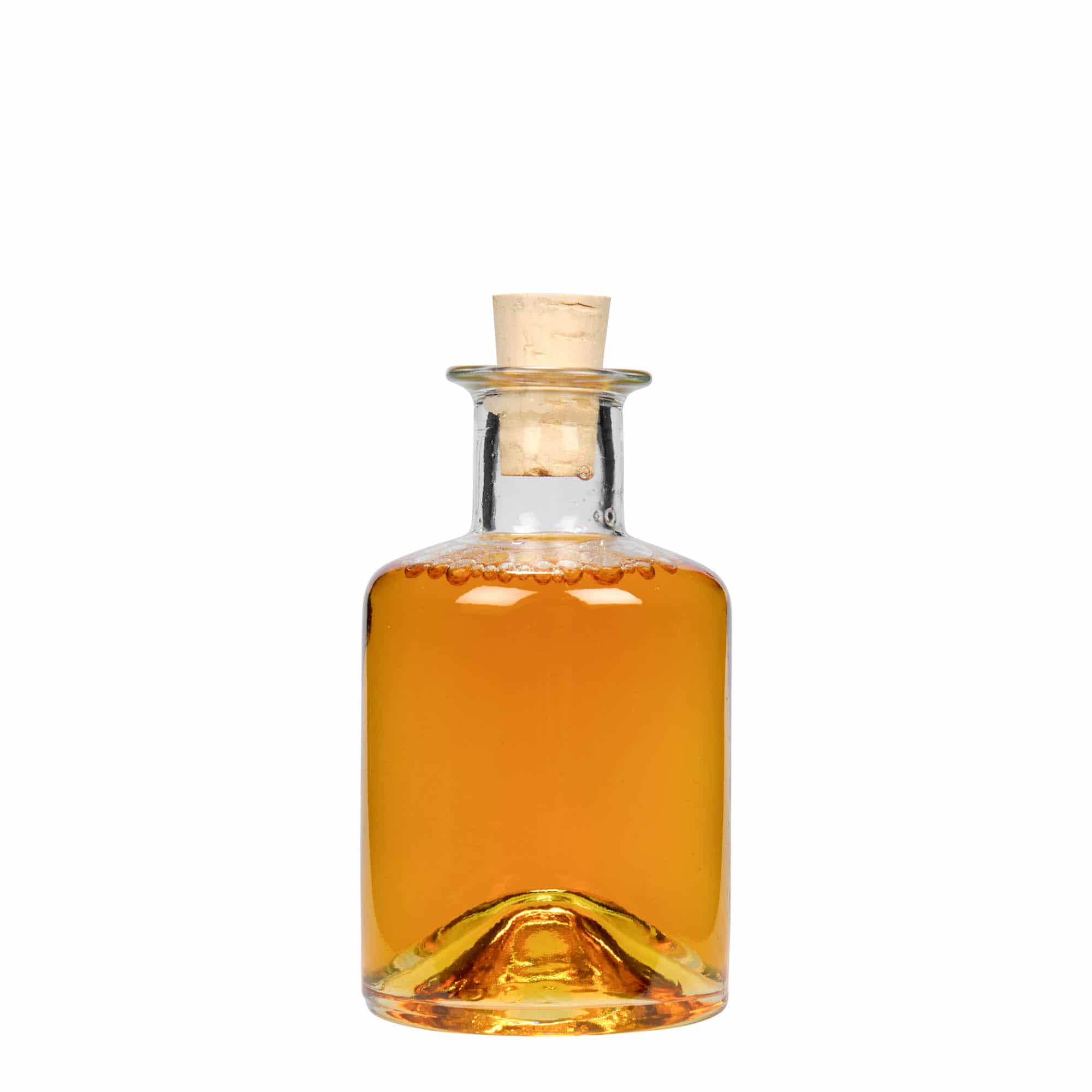 Staklena apotekarska flaša 200 ml, otvor: Pluto