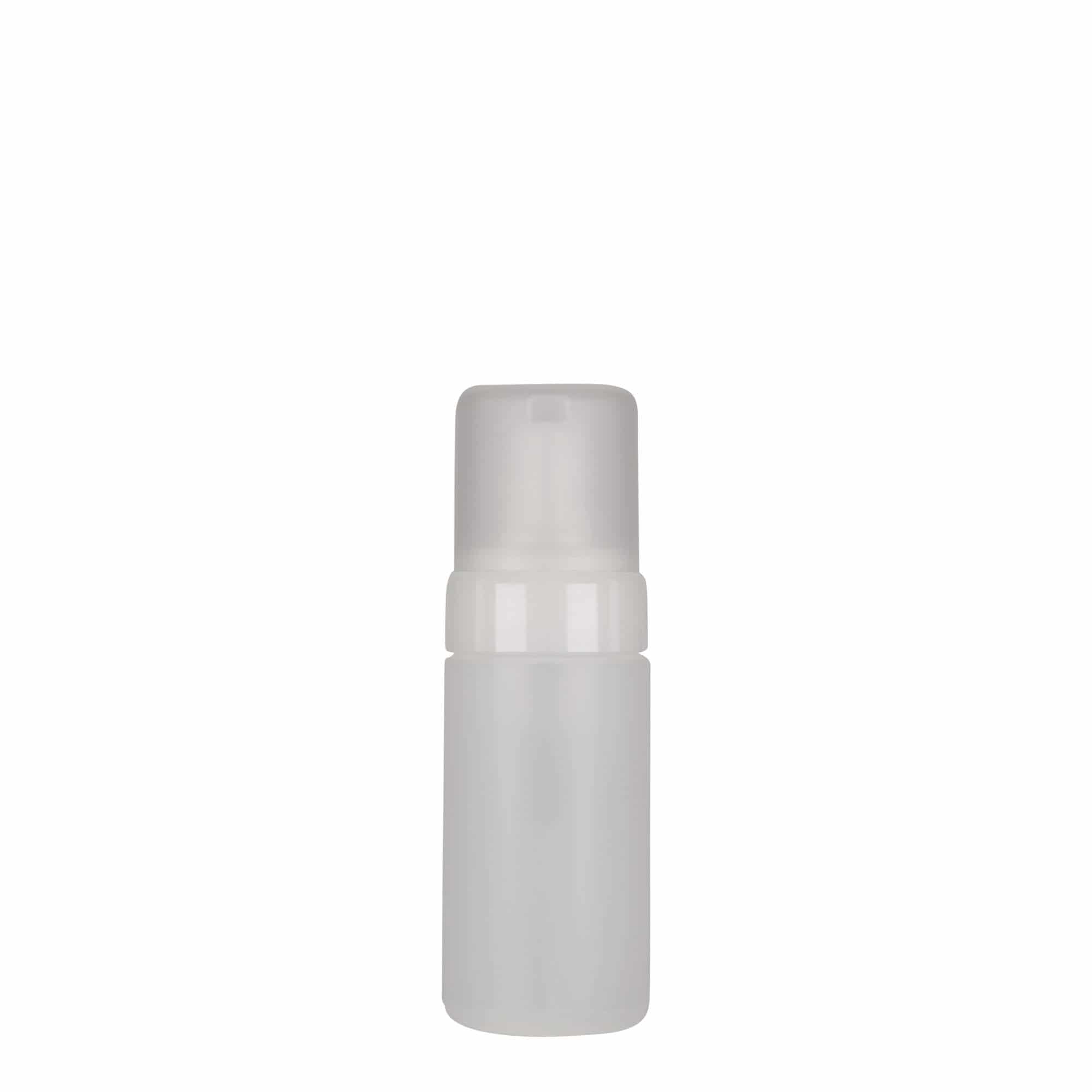 Flaša sa dozatorom 100 ml 'Foamer', PE plastika, prirodna, otvor: Navojni zatvarač