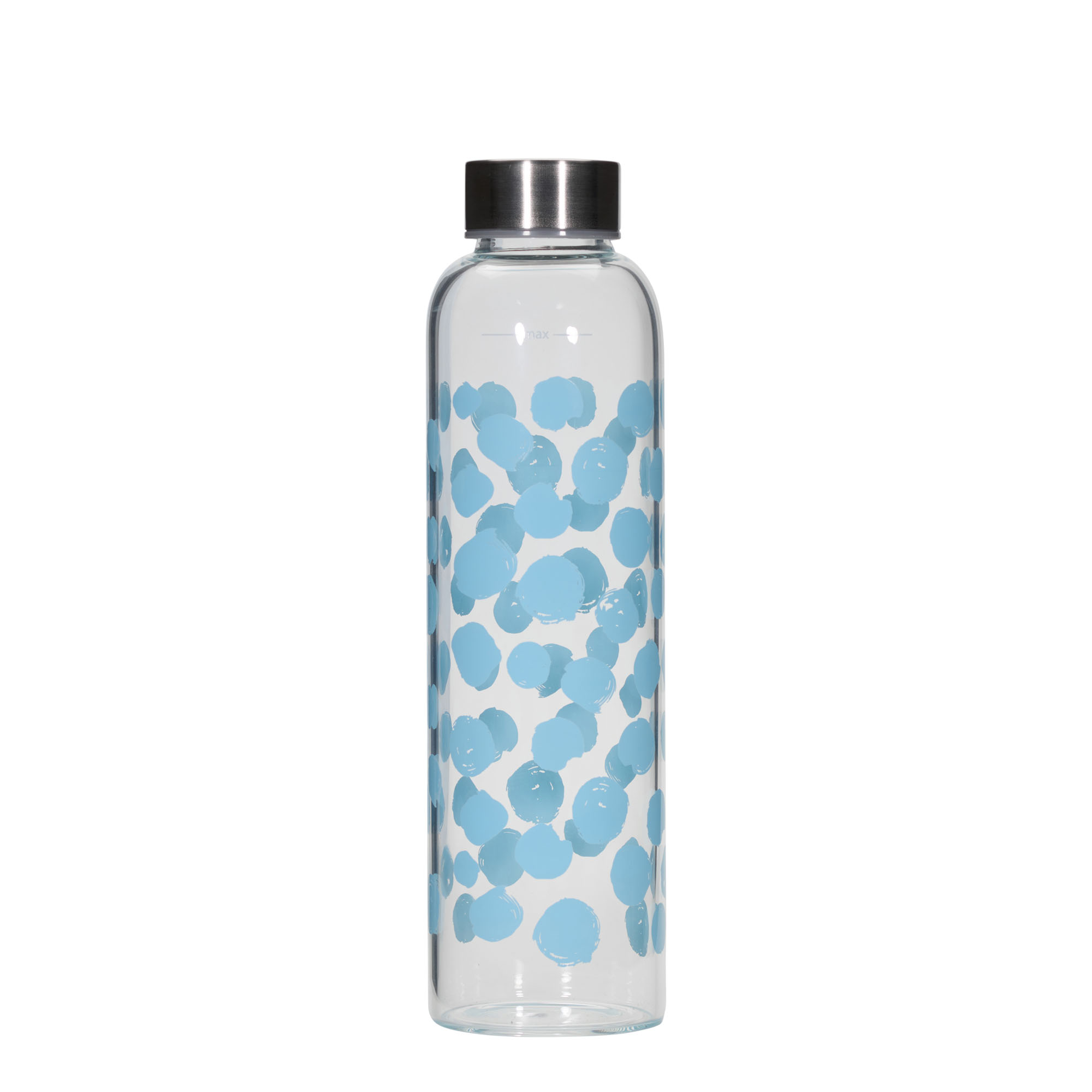 500 ml boca za piće 'Perseus - Plave tačke', otvor: navojni poklopac
