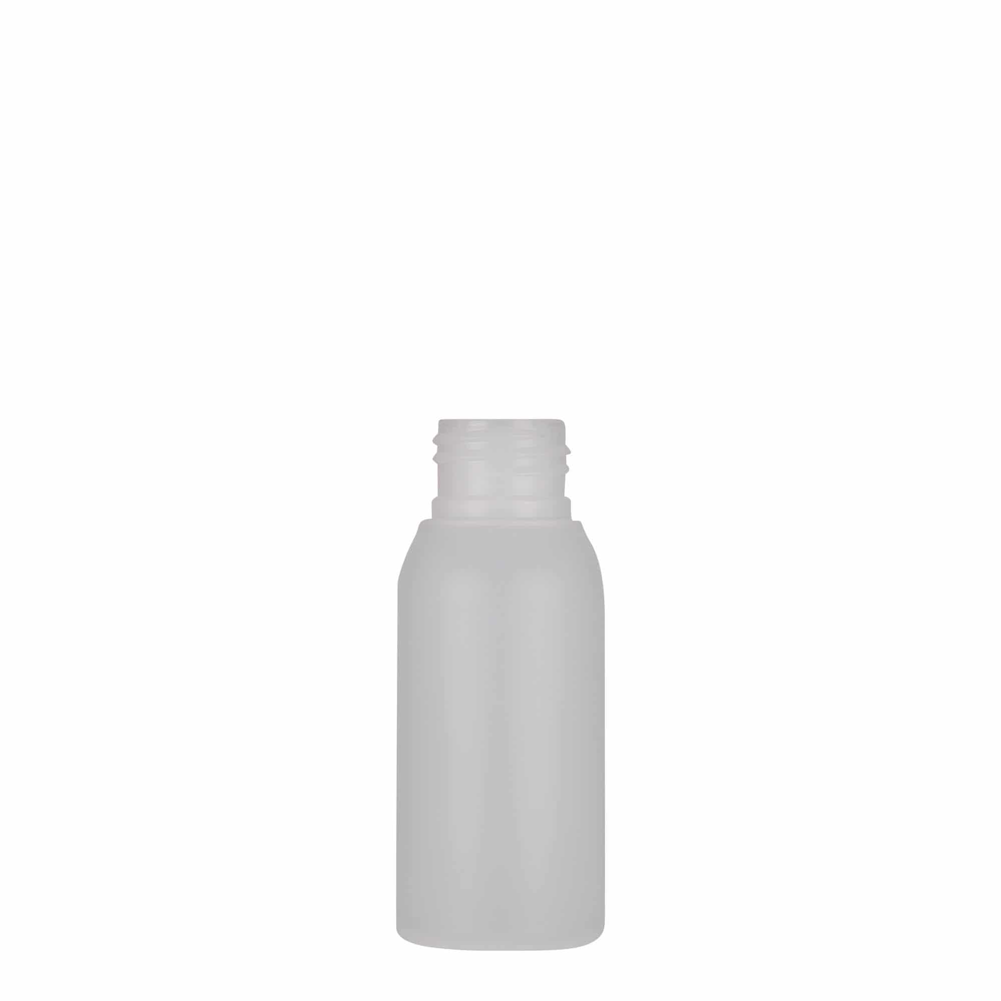Plastična flaša 50 ml 'Tuffy', HDPE, prirodna, otvor: GPI 24/410 Plastična flaša 50 ml 'Tuffy', HDPE, prirodna, otvor: GPI 24/410