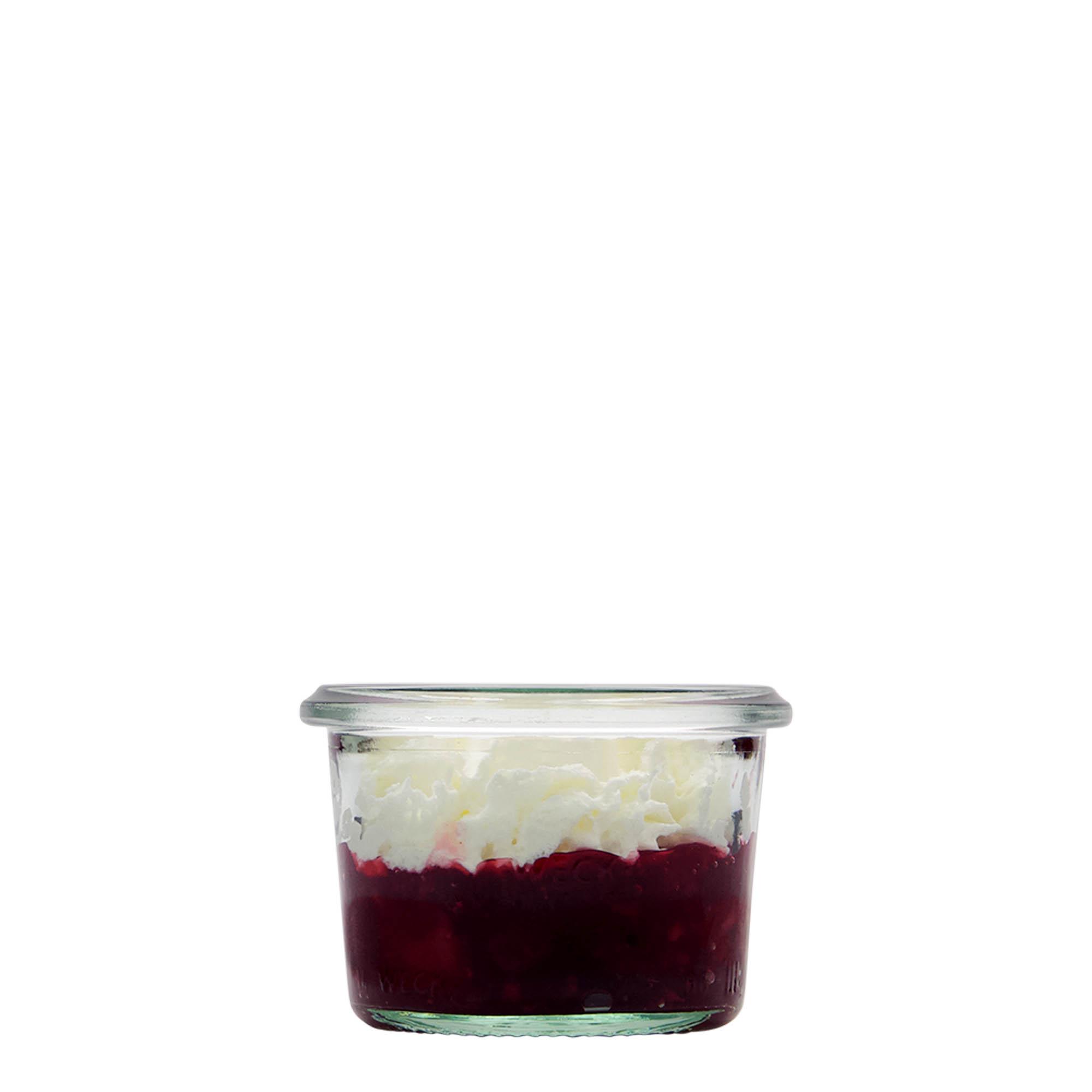 WECK staklenka sa poklopcem 80 ml, otvor: Okrugli rub