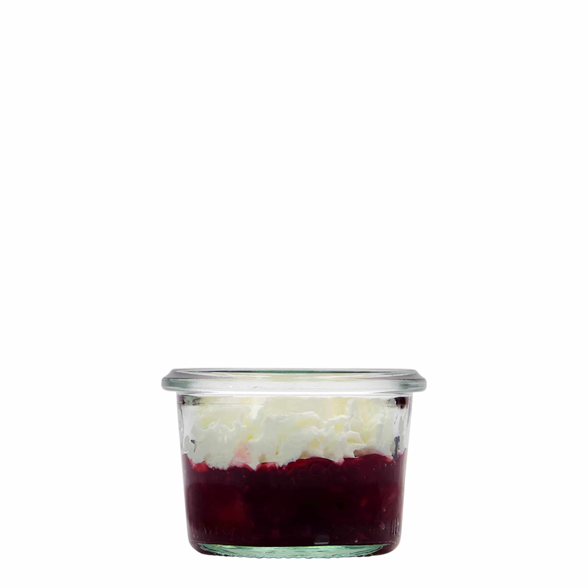 80 ml WECK staklenka za preokretanje, otvor: okrugli rub